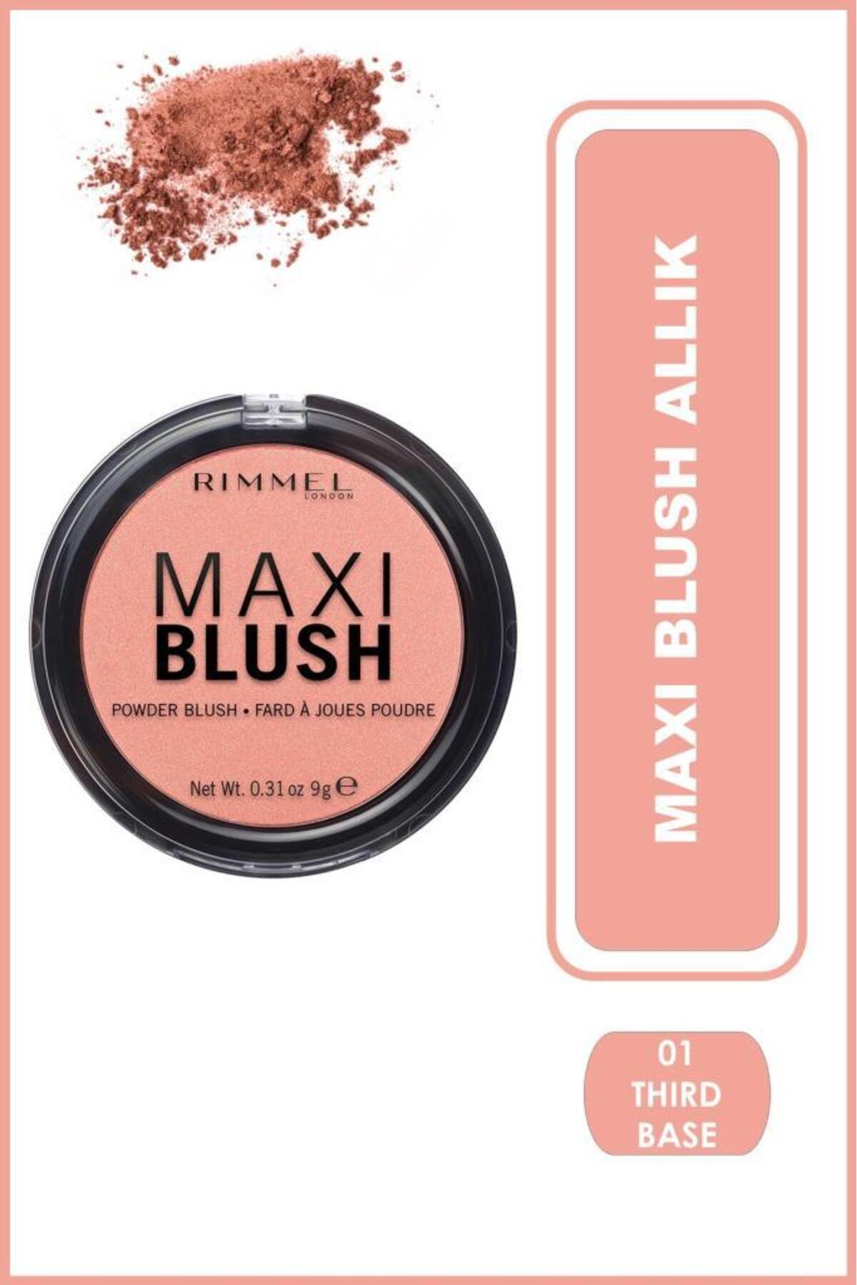 رژگونه MAXI BLUSH BASE 01 اورجینال Rimmel London
