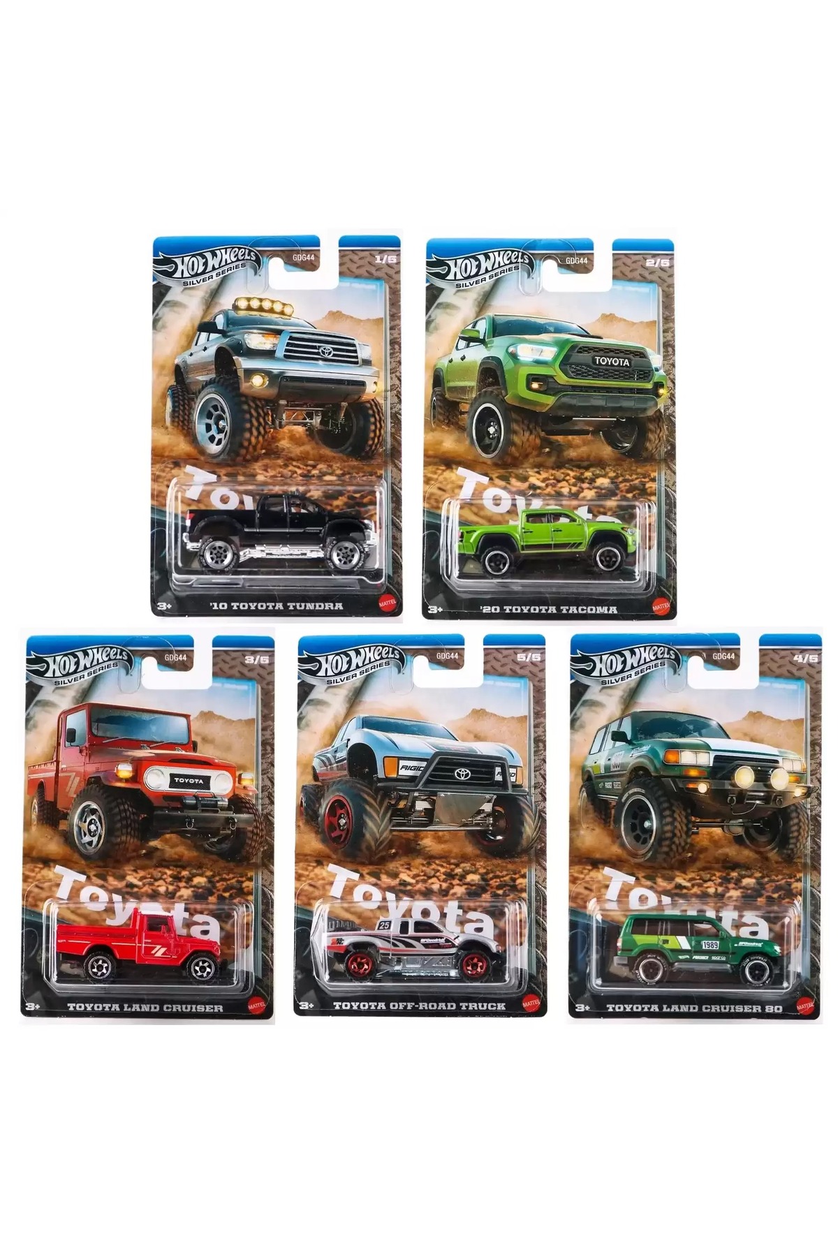 ماشین اسباب بازی سری نقره ای کامیون تویوتا GDG44 977N از ترکیه HOT WHEELS