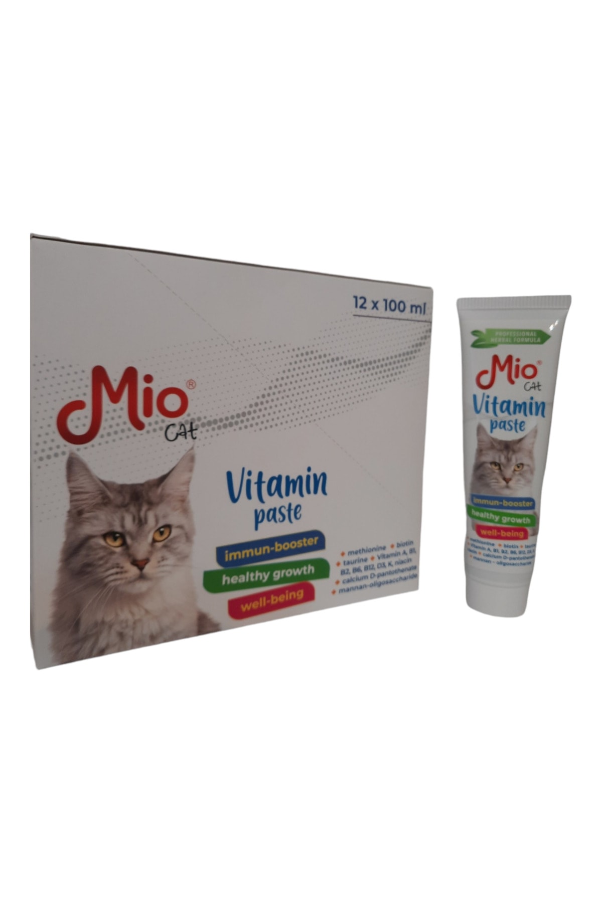 خمیر ویتامینه گربه میو MİO، ۱۰۰ میلی‌لیتر، بسته ۶ عددی