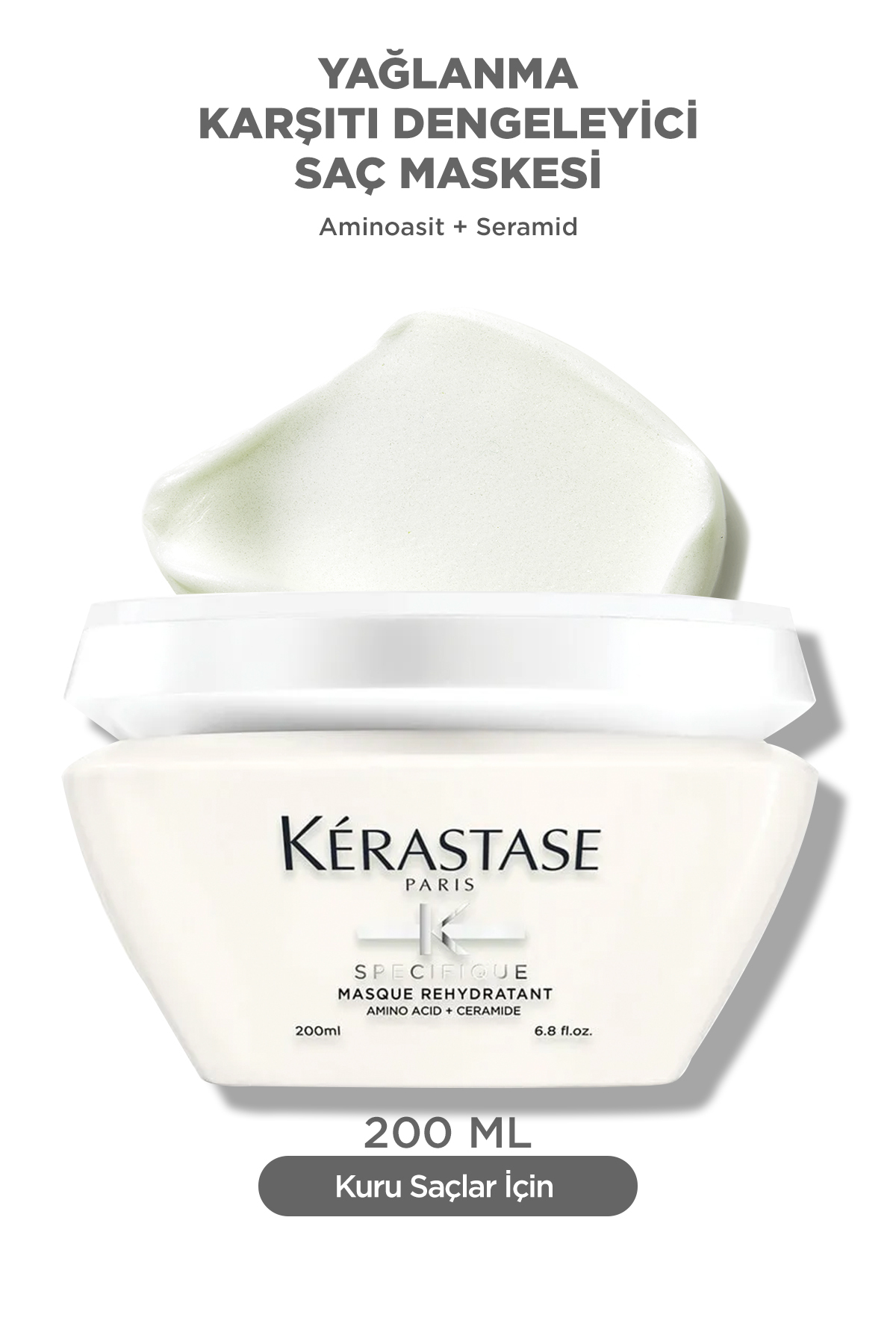Kerastase ماسک مرطوب‌کننده ضد چربی موی مخصوص