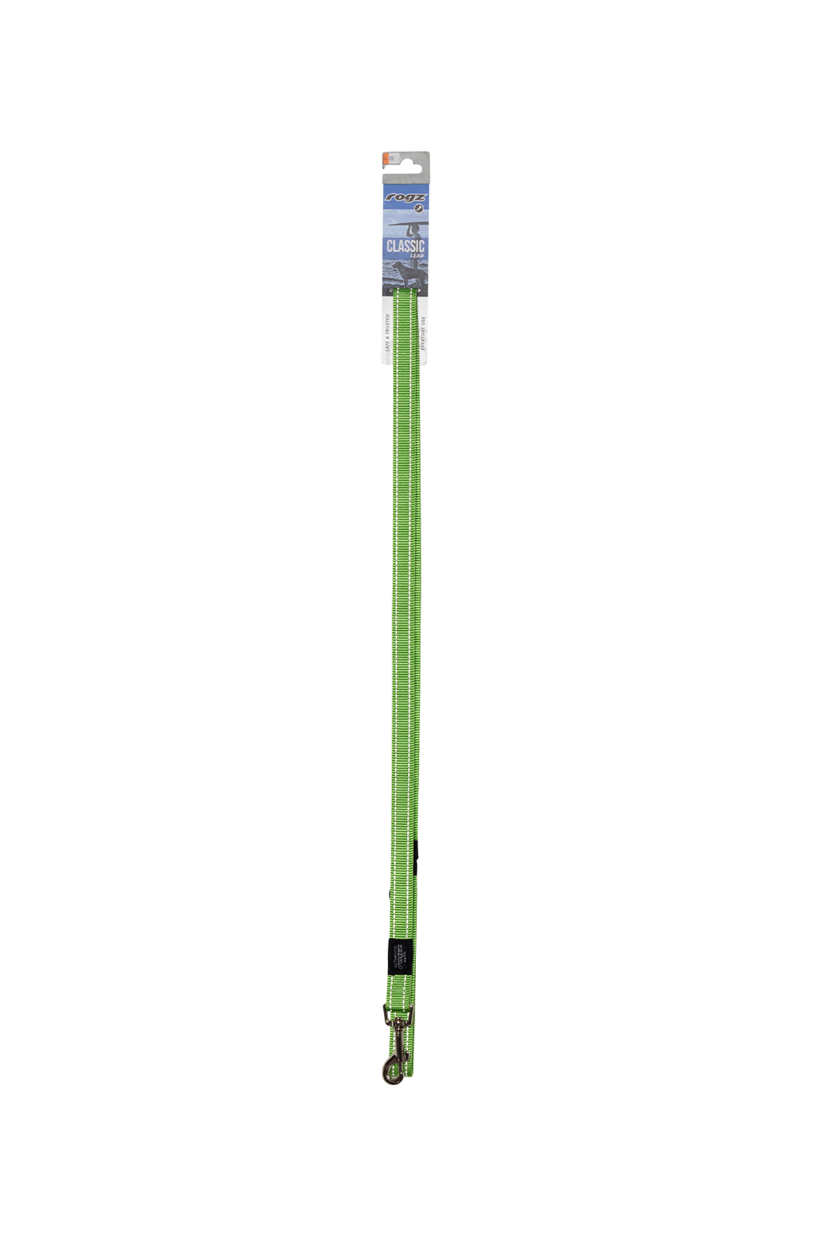 بند قلاده پیاده‌روی سگ روگز Rogz Utility Line سبز، کد 730-HL11-L