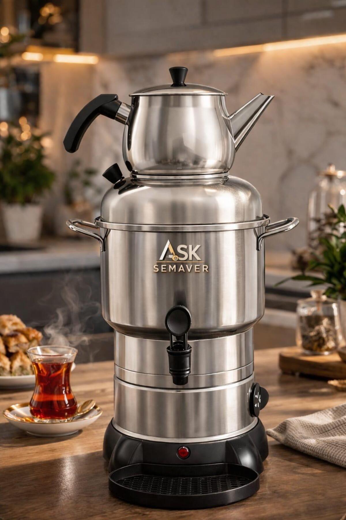 چای ساز 3.5 لیتری سماور برقی آرماغان با ترموستات اورجینال BEYOĞLU AVM
