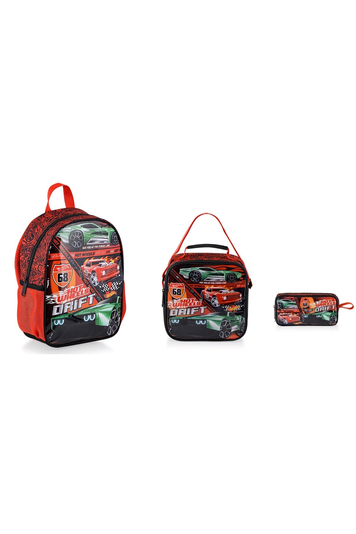کیف مدرسه ست مهدکودک هاوک دریفت از ترکیه HOT WHEELS