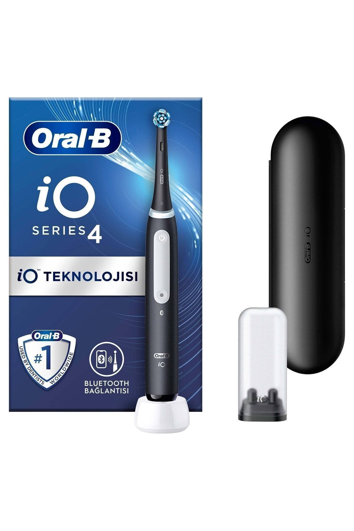 Oral-B مسواک شارژی چهار سر Io مشکی مات