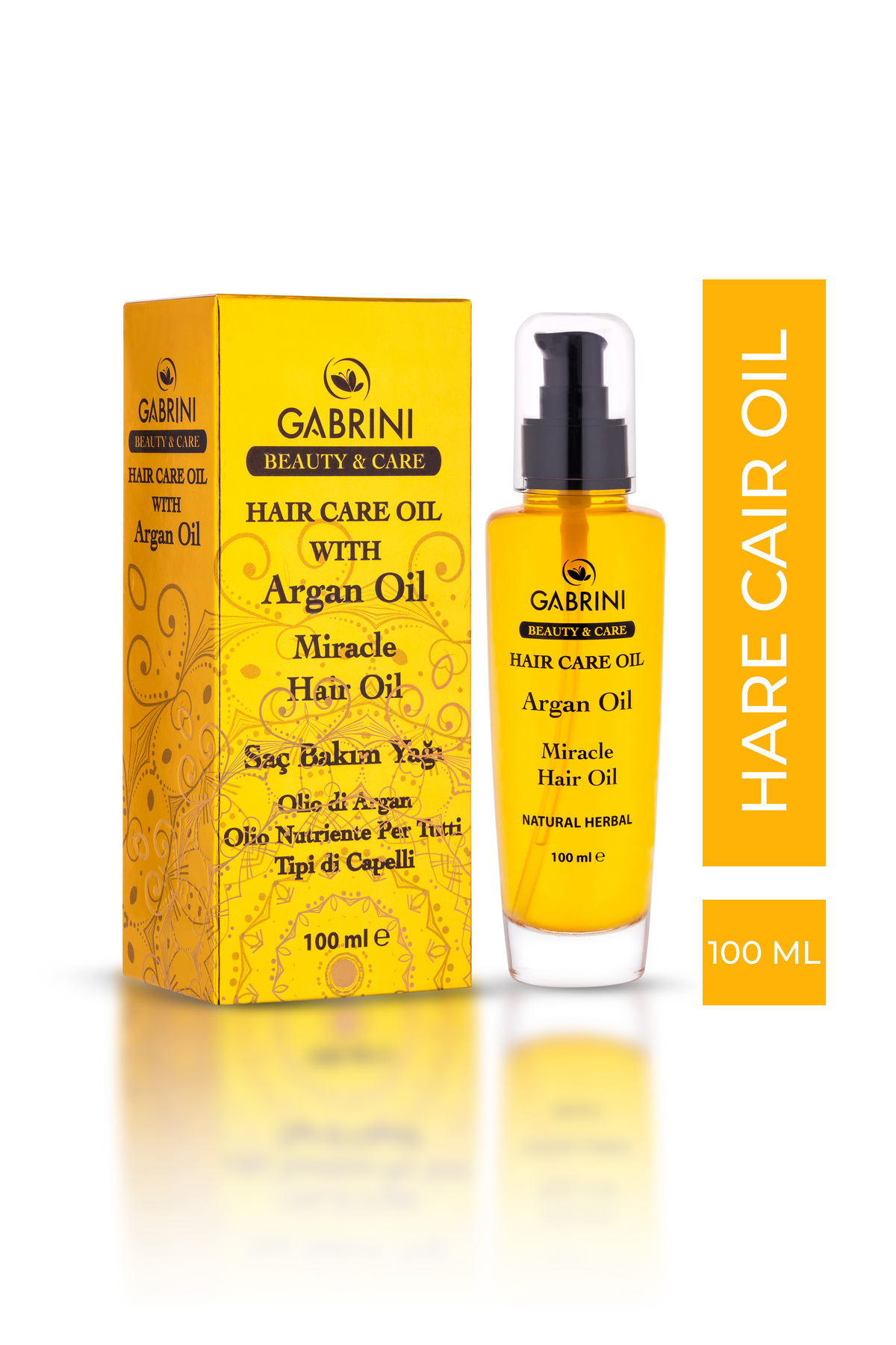 سرم و روغن مو مردانه زنانه مراقبت از آرگان Gabrini