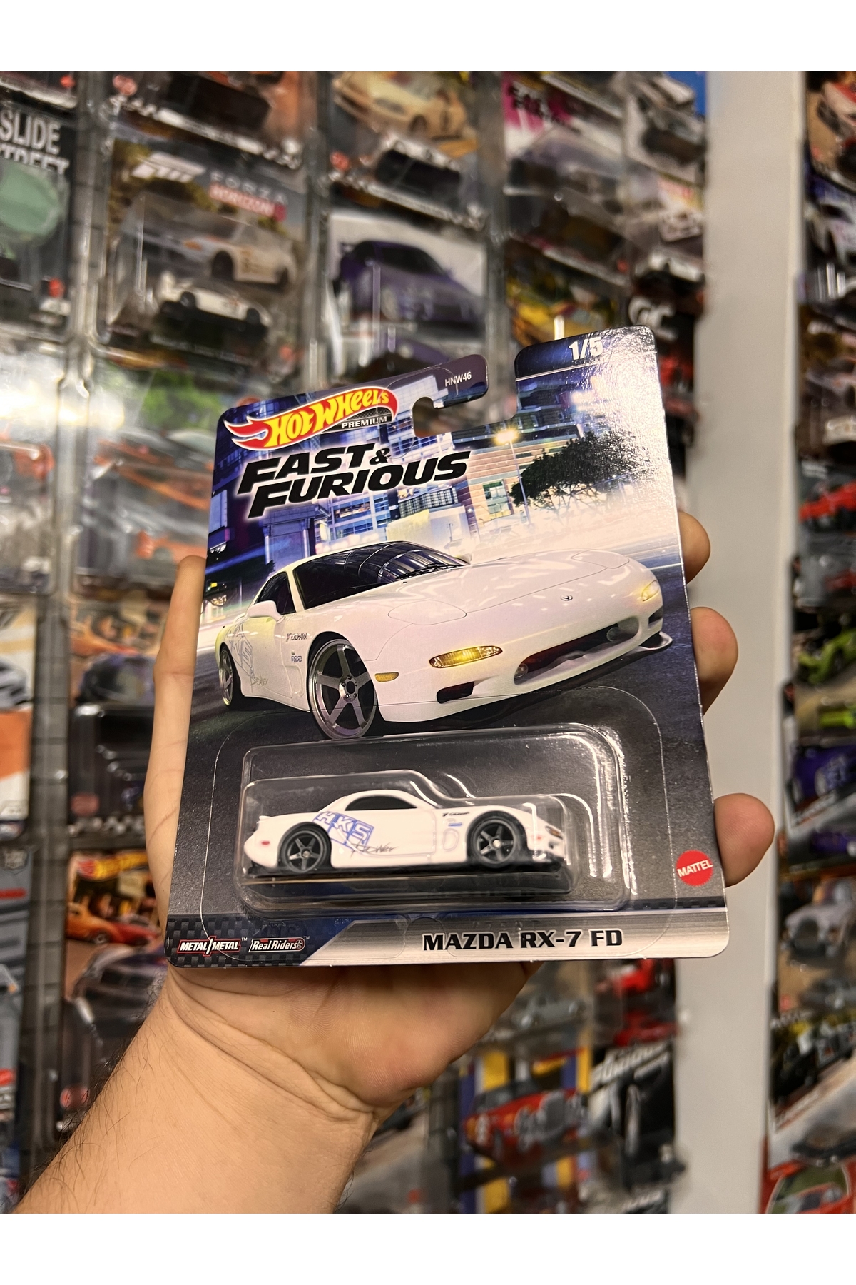 ماشین اسباب بازی مقیاس مزدا RX 7 FD 1.64 هات ویلز اورجینال HOT WHEELS