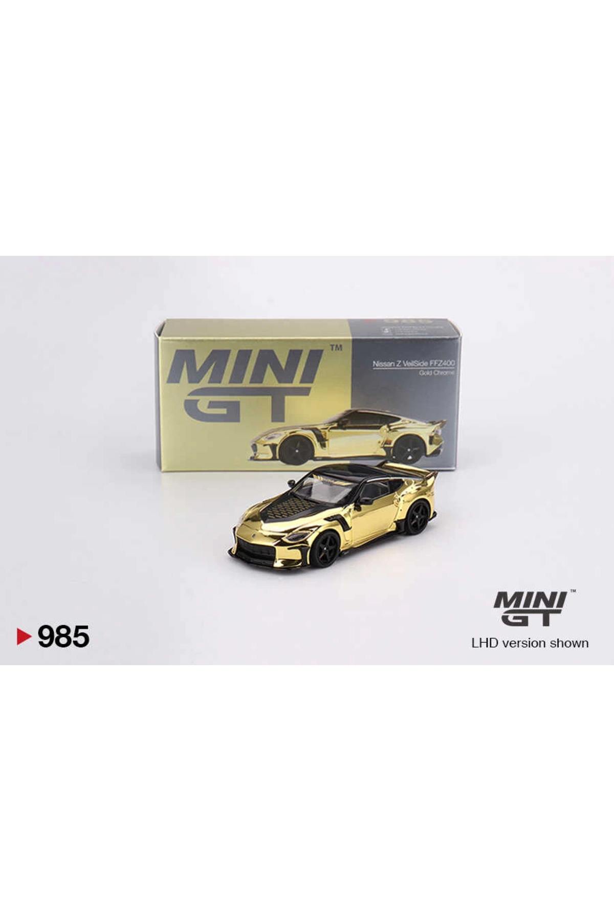 مدل خودرو 1 64 NISSAN Z VEILSIDE FFZ400 GOLD CHROME اورجینال mini gt