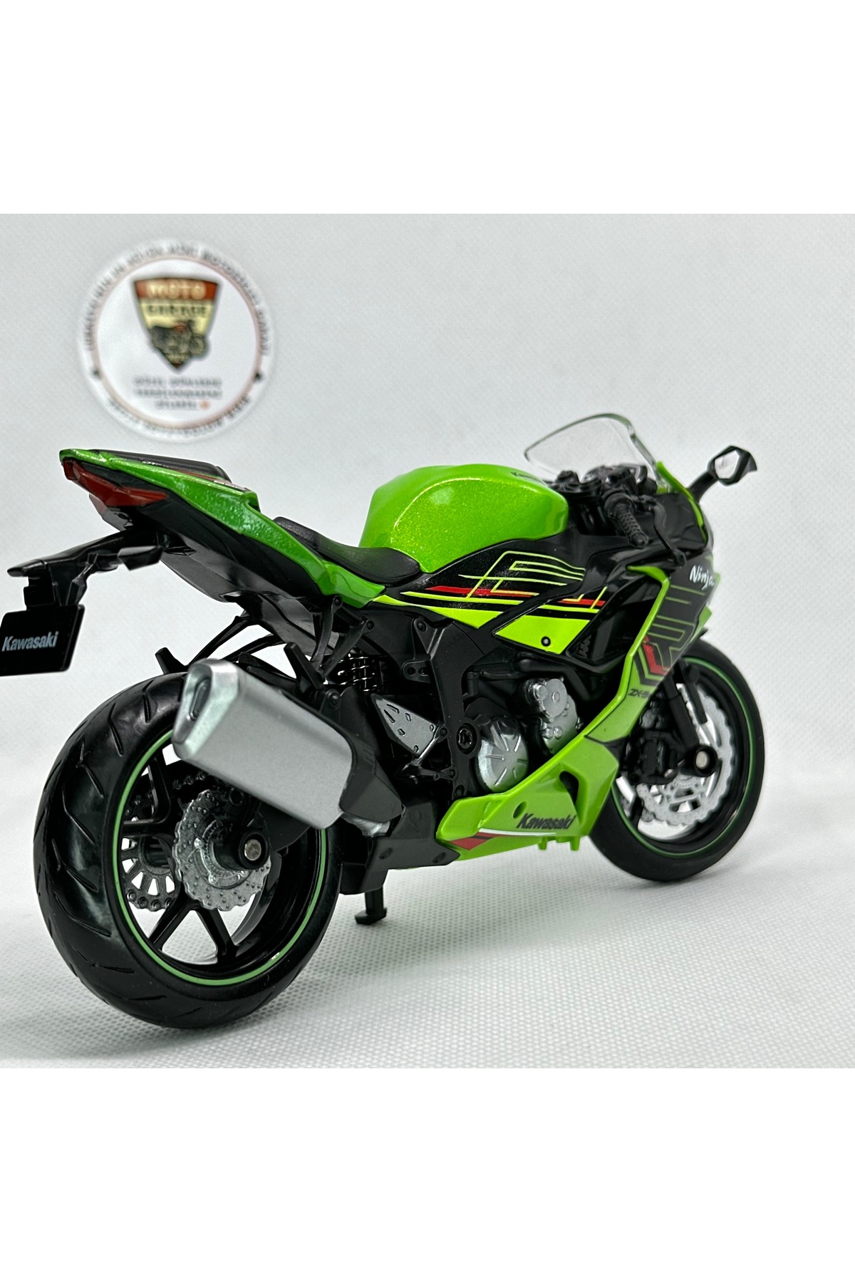 مدل خودرو موتورسیکلت KAWASAKI NINJA ZX 6R 1:12 DIECAST – دارای مجوز مجموعه فلزی اسباب بازی اورجینال WELLY