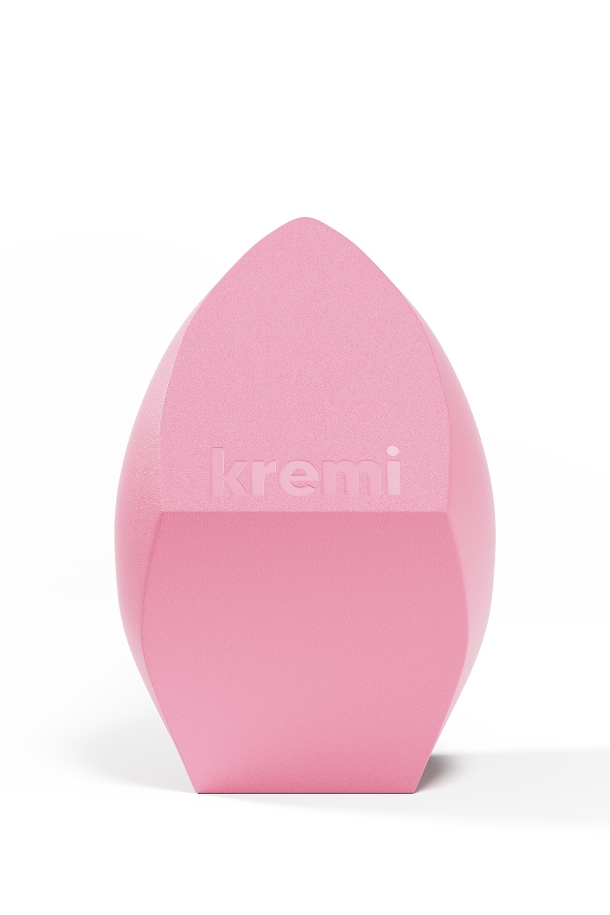 اسفنج آرایشی کج با قابلیت استفاده خشک و مرطوب رنگ صورتی Kremi