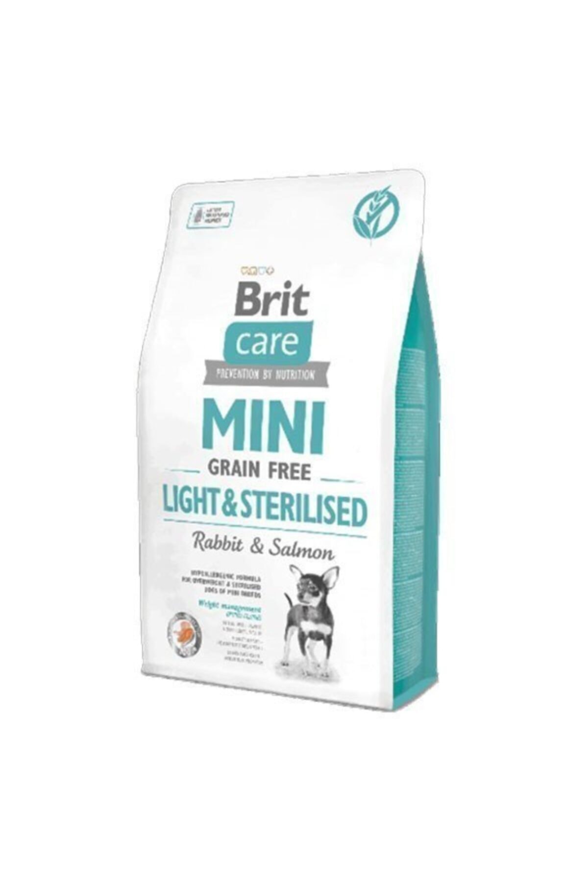 غذای خشک سگ بریت کر Brit Care Mini Light Sterilised، بدون غلات و هیپوآلرژنیک، با طعم ماهی 1 kg
