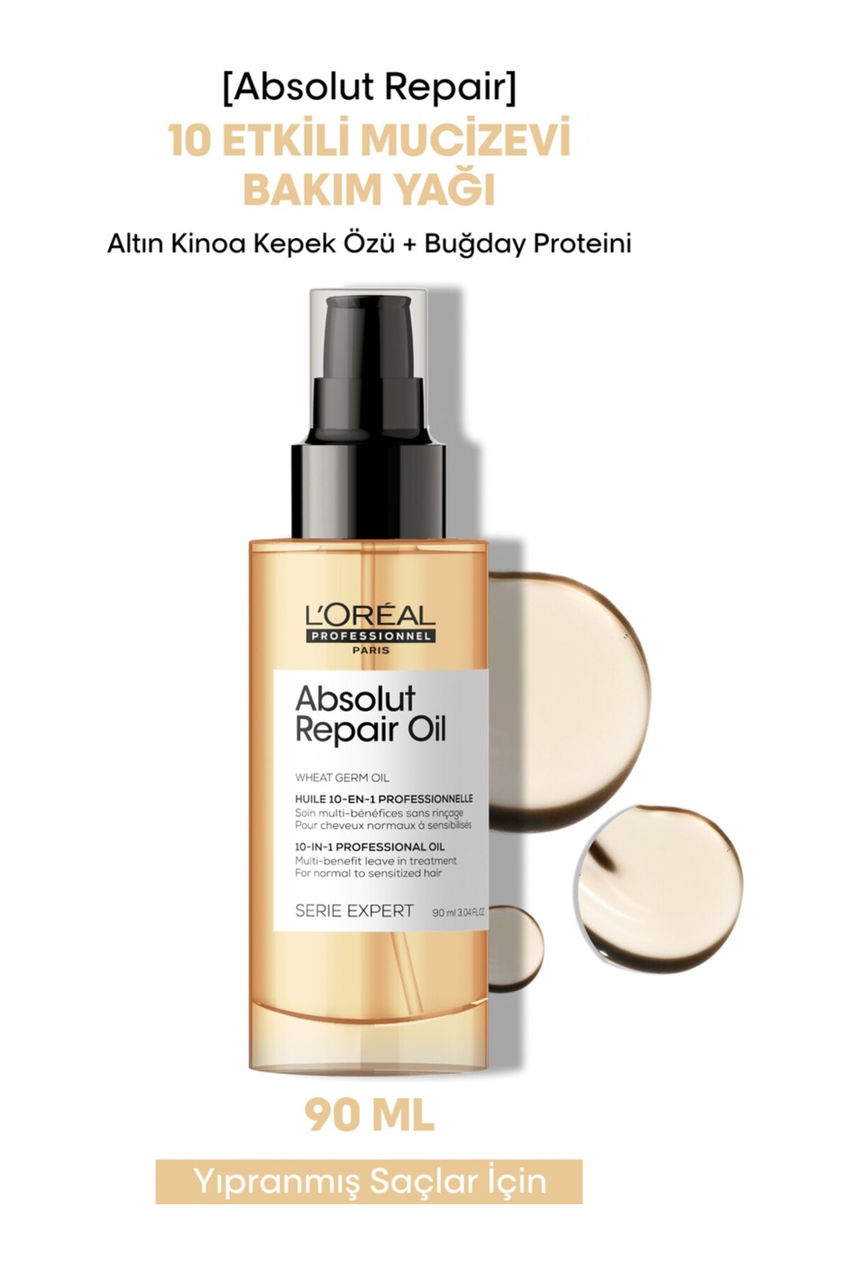 سرم و روغن مو مردانه زنانه تعمیر ABSOLUT 10 در 1 مراقبت از 90ML L'oreal Professionnel