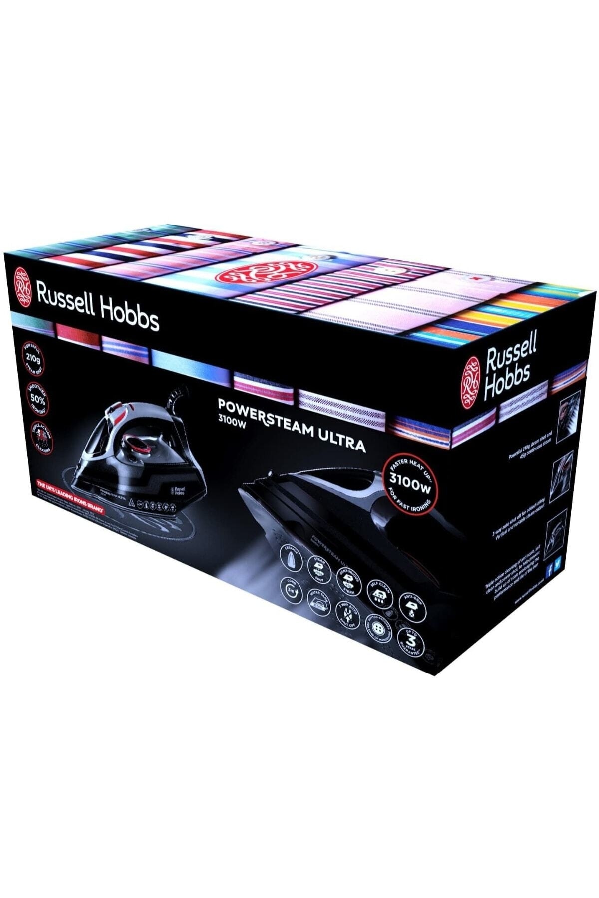 اتو بخار 20630 56 سرامیک POWERSTEAM ULTRA STEAM IRON اورجینال Russell Hobbs
