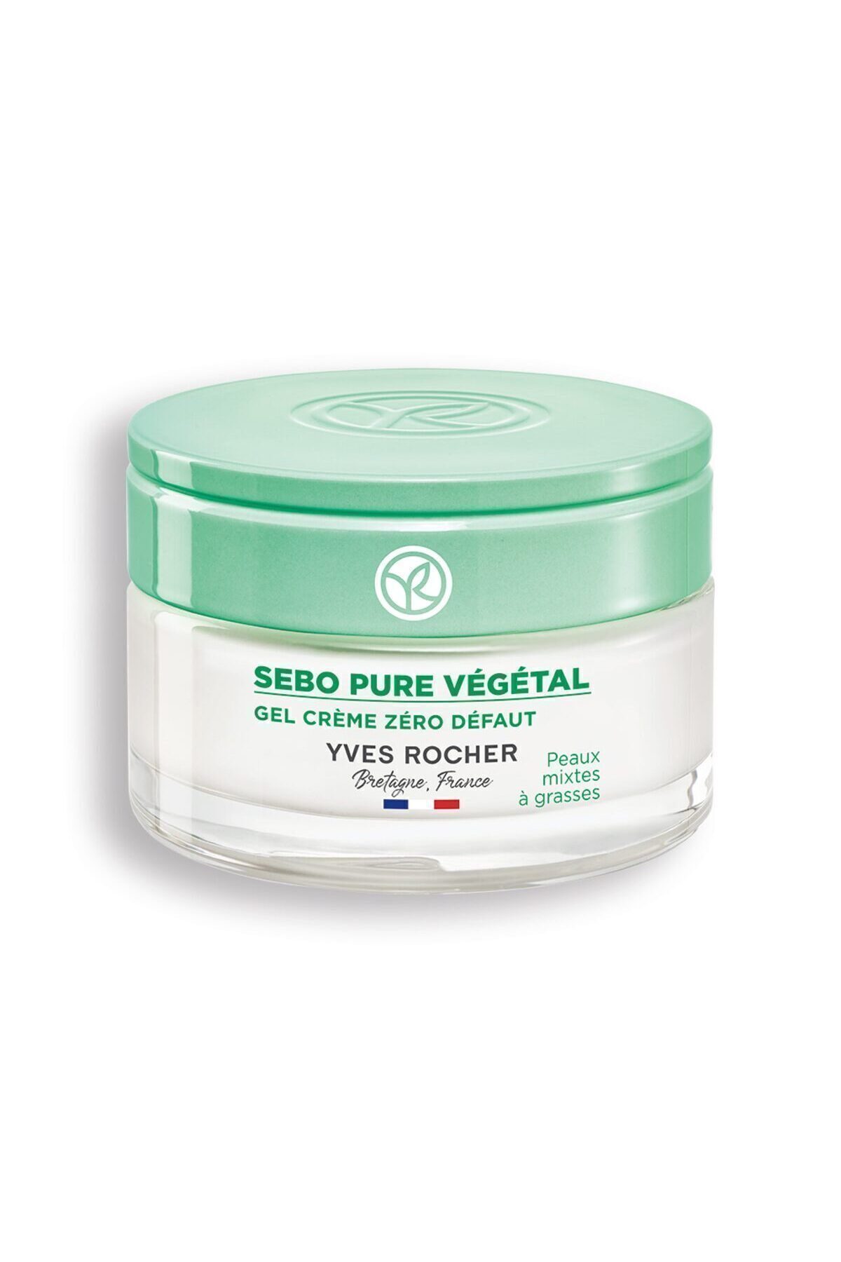 کرم ژل Sebo Pure Vegetal  پوست مختلط و چرب 50میل ایوروشه Yves Rocher