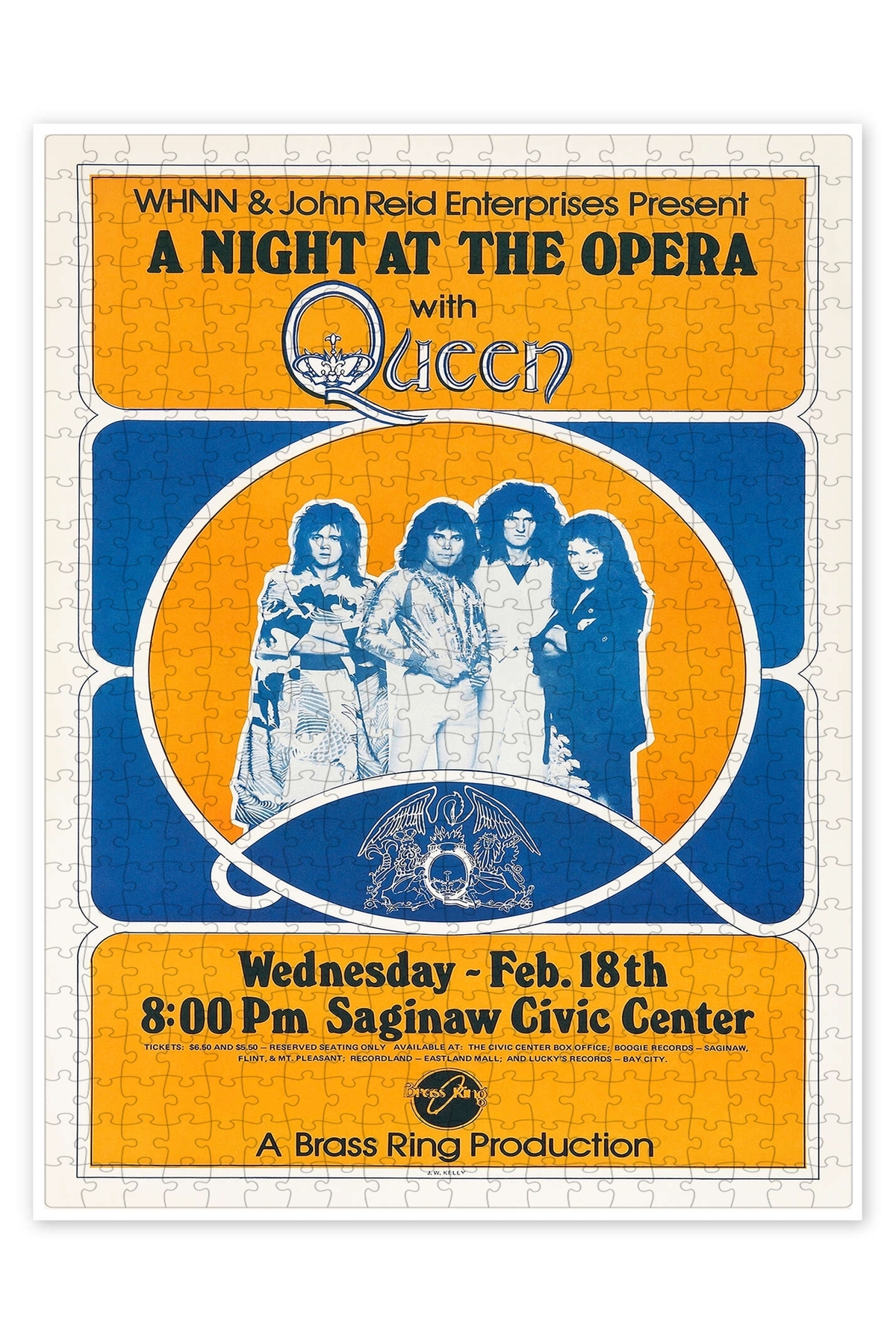 پازل QUEEN A NIGHT AT THE OPERA 500 PIECE JIGSAW PUZZLE با موضوع فیلم کلاسیک از ترکیه Jeronkarji
