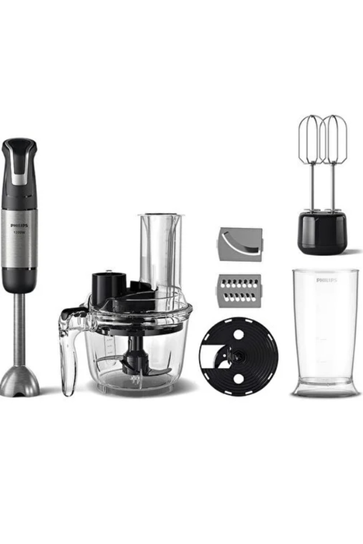 ست مخلوط کن مجموعه سری 5000 1200 وات فناوری SPEEDTRIGGER لوازم جانبی غذاساز HR2695 01 اورجینال Philips