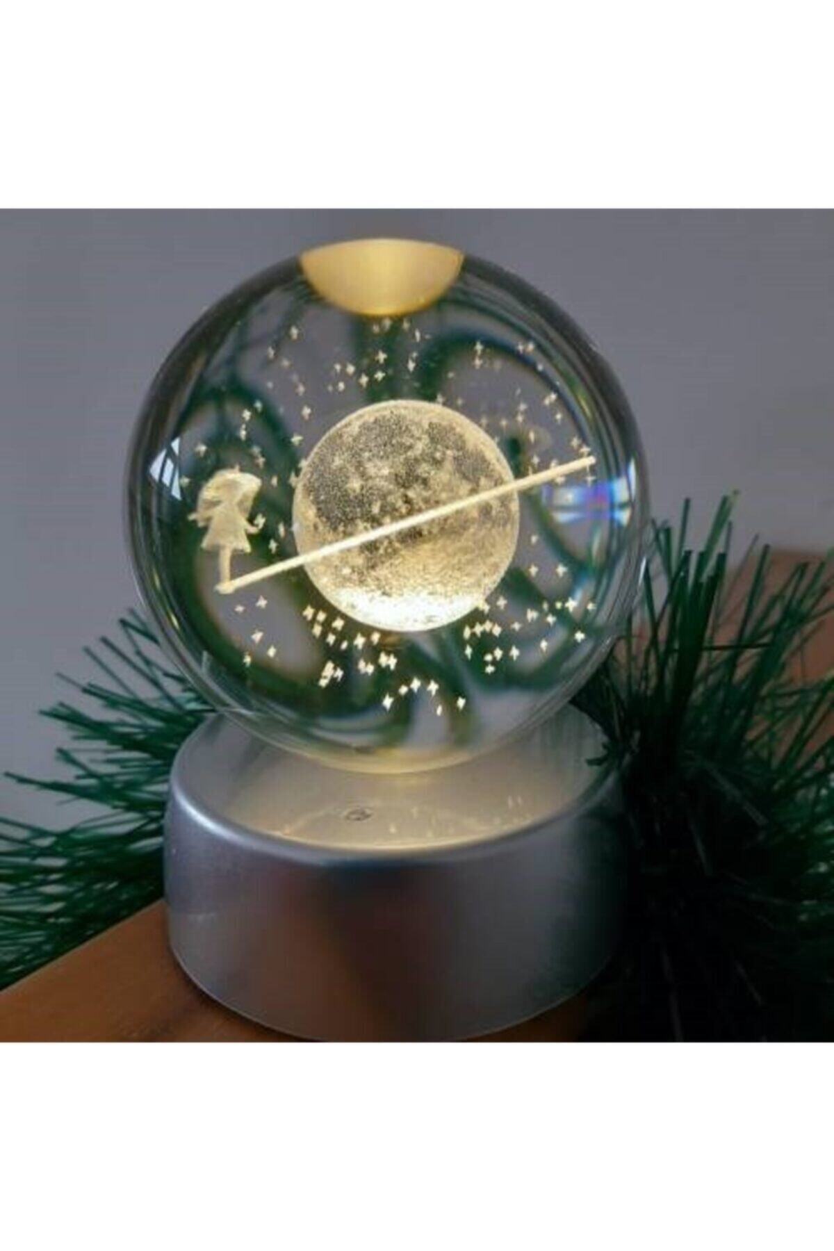 گوی برفی SATURN GLASS GLOBE هدیه رنگارنگ برای عاشق SNOW 6 سانتی متر یک دوست از ترکیه KCT GLOBAL