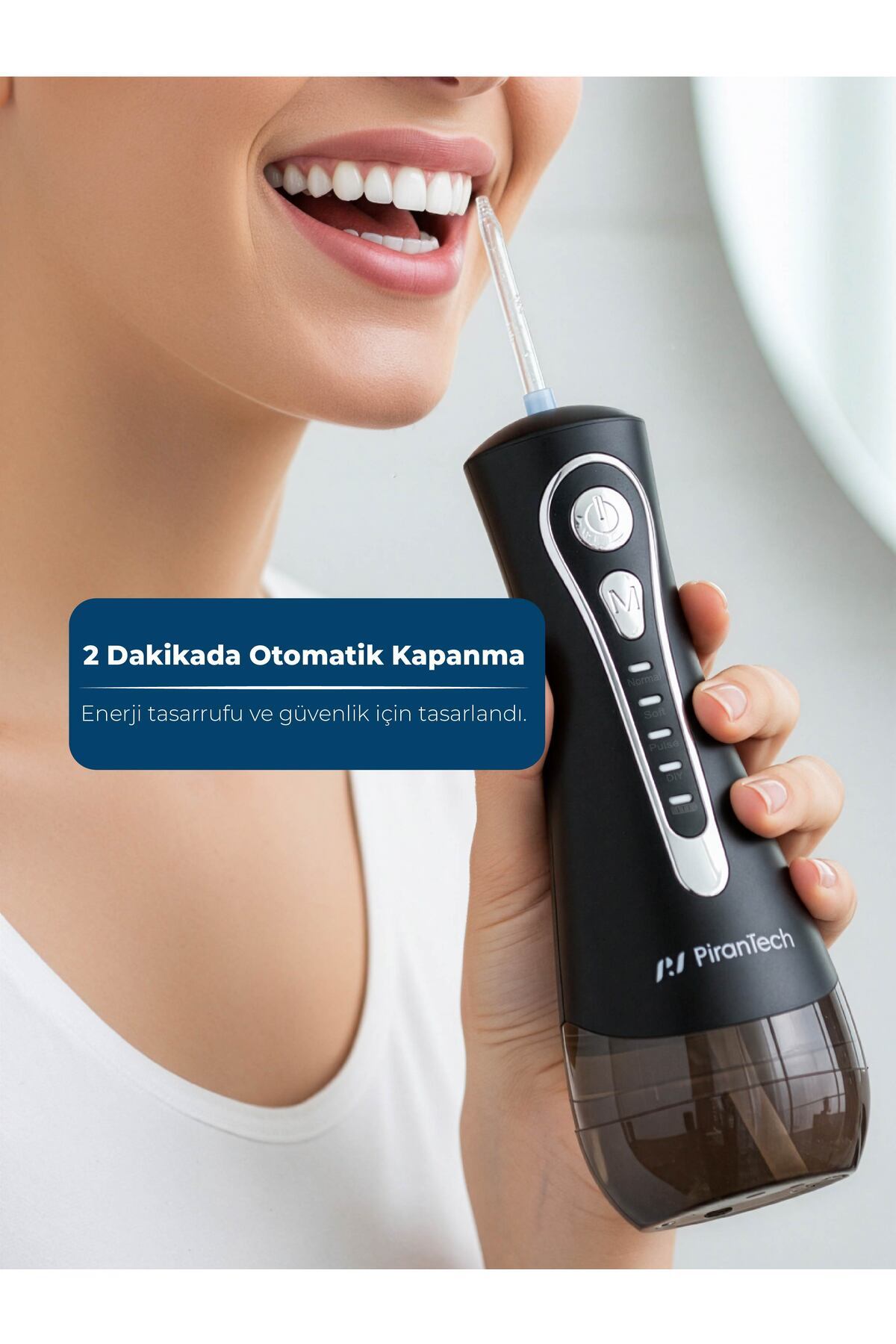 مسواک شارژی آبیاری دهان آکوادنت ULTRA قابل شارژ حمل 4 حالت مختلف ضد آب PiranTech
