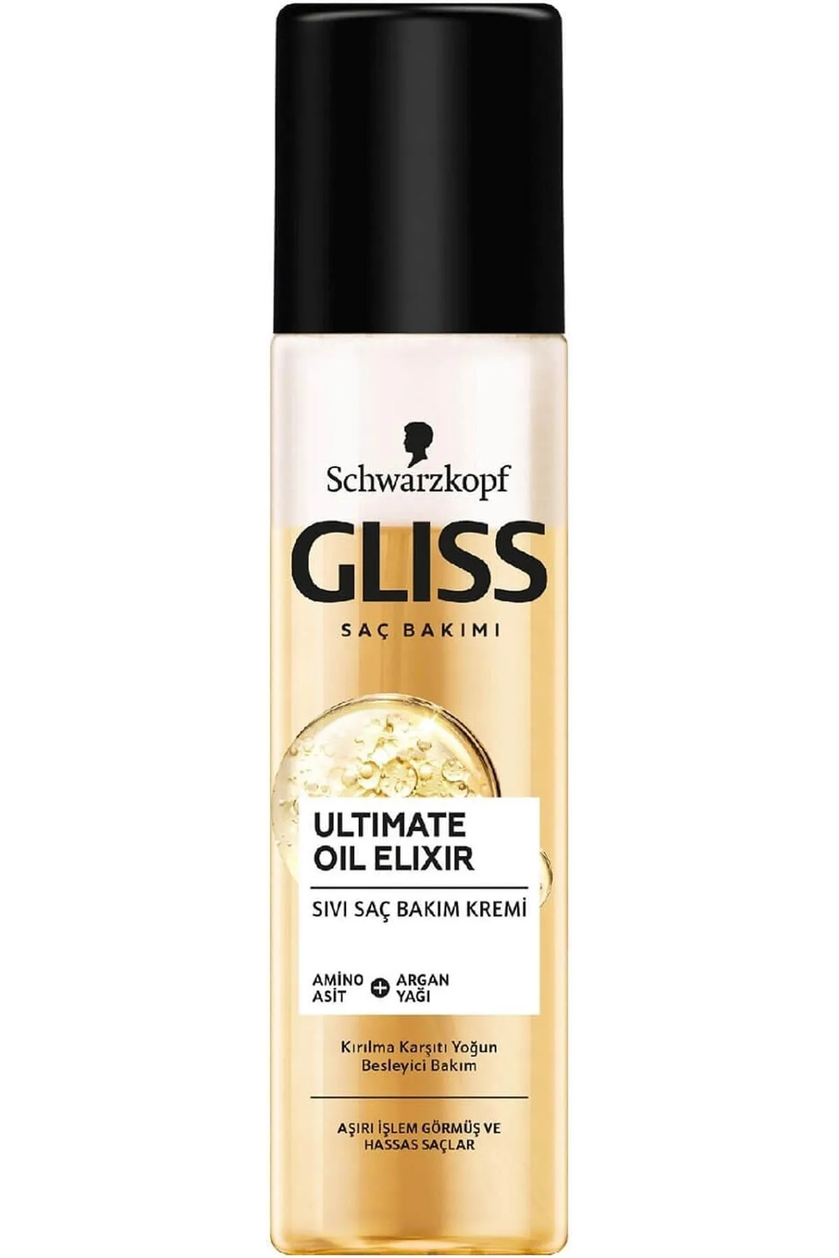 Gliss ضد شکننده حجم مو مایع کرم روغن نهایی 200 میلی لیتر