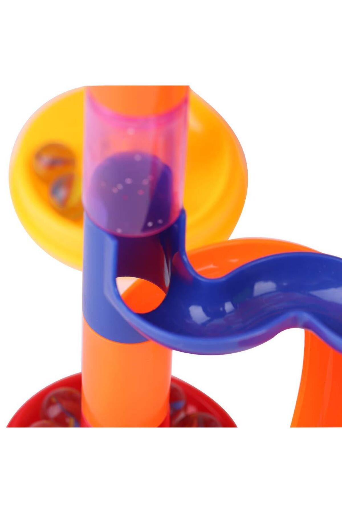 لگو و اسباب بازی های ساخت محور 58 PIECE MARBLE RUN BALL GAME BALLS IN THE MAZE از ترکیه Mashotrend