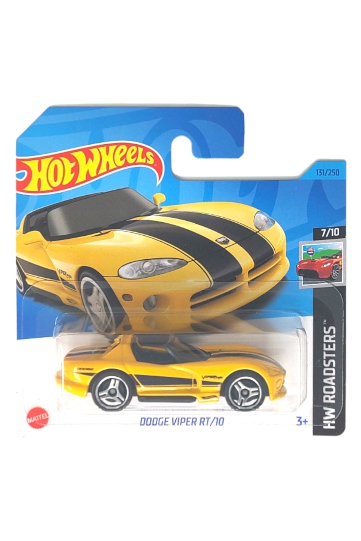 ماشین اسباب بازی SINGES DODGE VIPER RT 10 HKH43 هات ویلز اورجینال HOT WHEELS