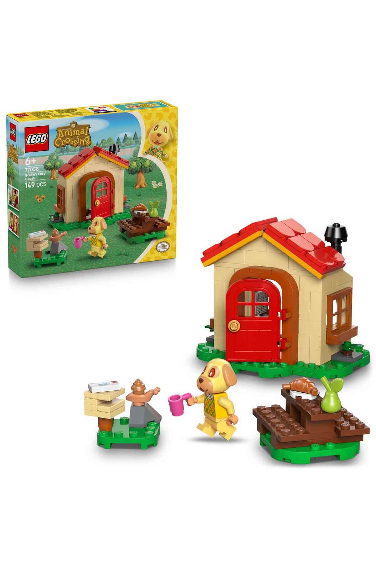 لگو و اسباب بازی های ساخت محور ANIMAL CROSSING GOLDIE IN HER CUTE HOUSE 77058 خلاقانه برای کودکان 6 سال به بالا اورجینال LEGO