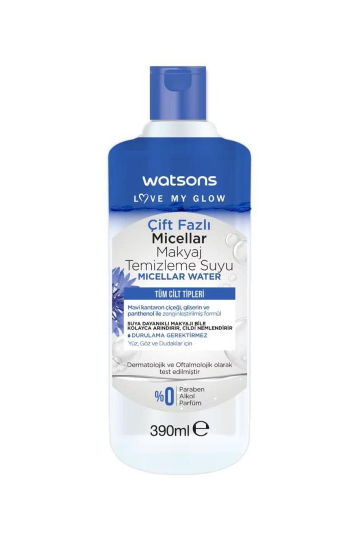 Watsons آب میسلار دو فازه واتسونز 390 میلی لیتر