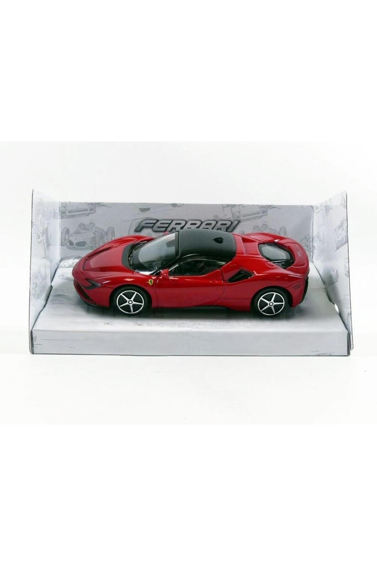 مدل خودرو ماشین فراری SF90 STRADALE BURAGO 1 43 SCALE اورجینال BBURAGO