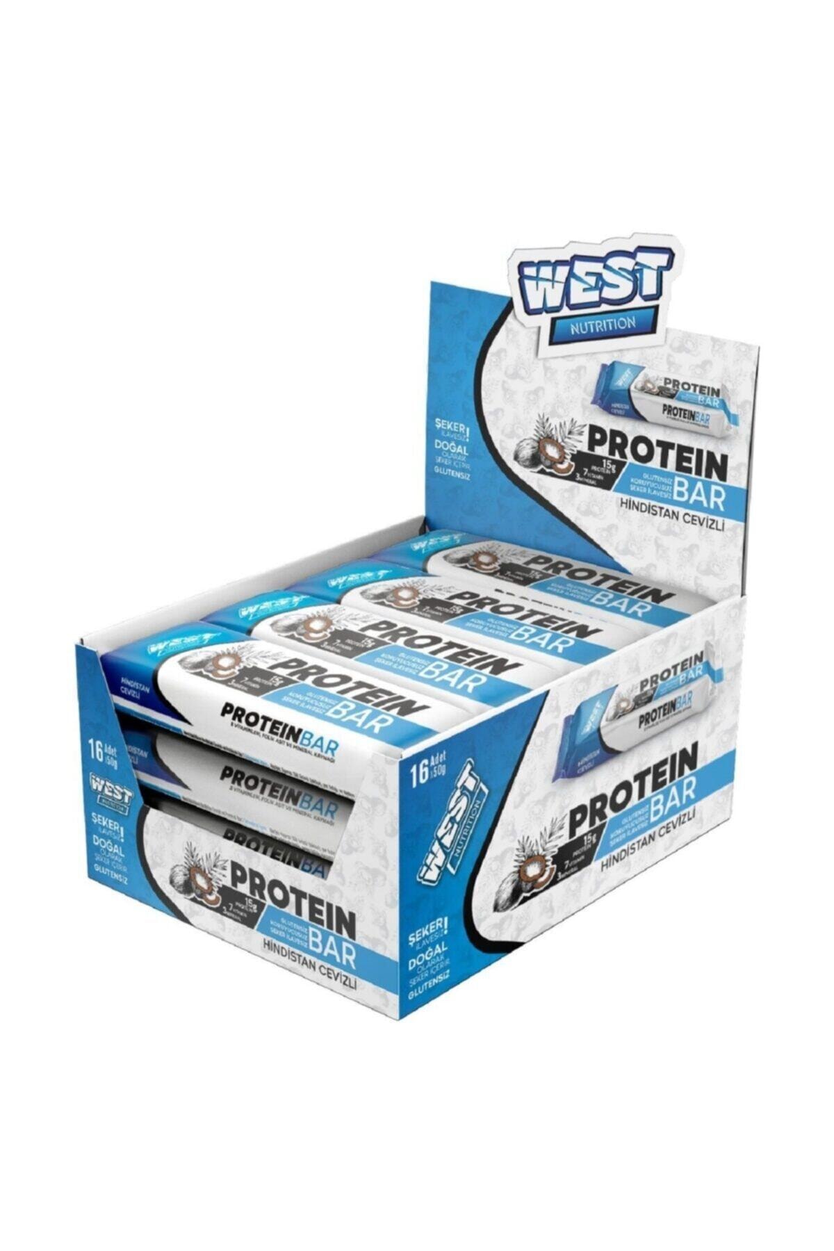 پروتئین بار نوار نارگیل 16 عدد X 50 گرم اورجینال West Nutrition