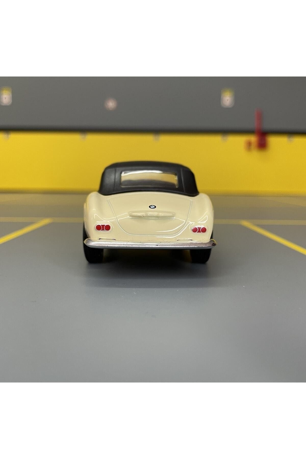 مدل خودرو BMW 507 1956 1 36 SCALE C&amp;C MODEL GARAGE PULL DROP DIECAST METAL TOY CAR اورجینال Genel Markalar