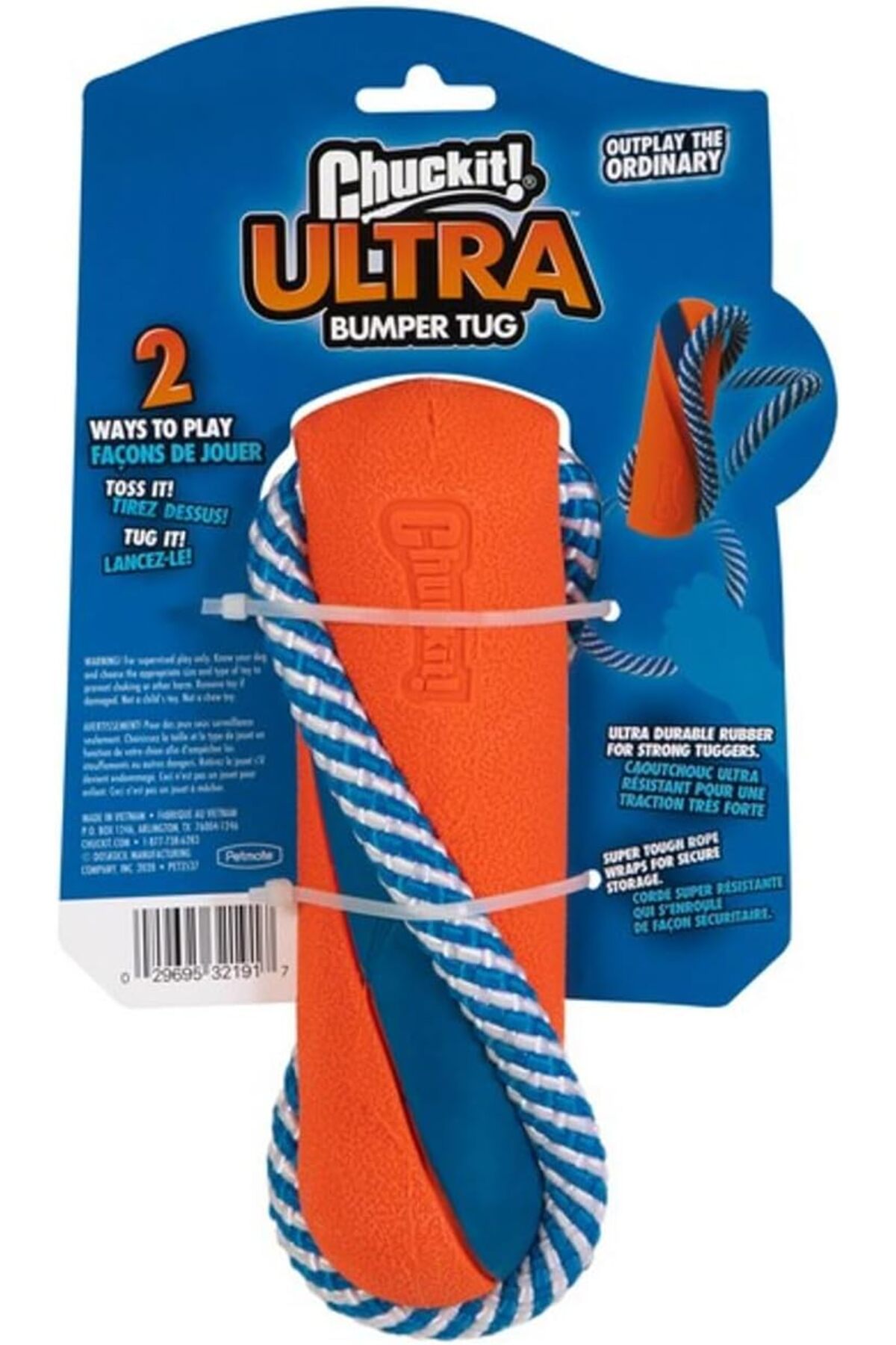 اسباب‌بازی کشیدنی سگ Ultra Bumper Tug چندرنگ