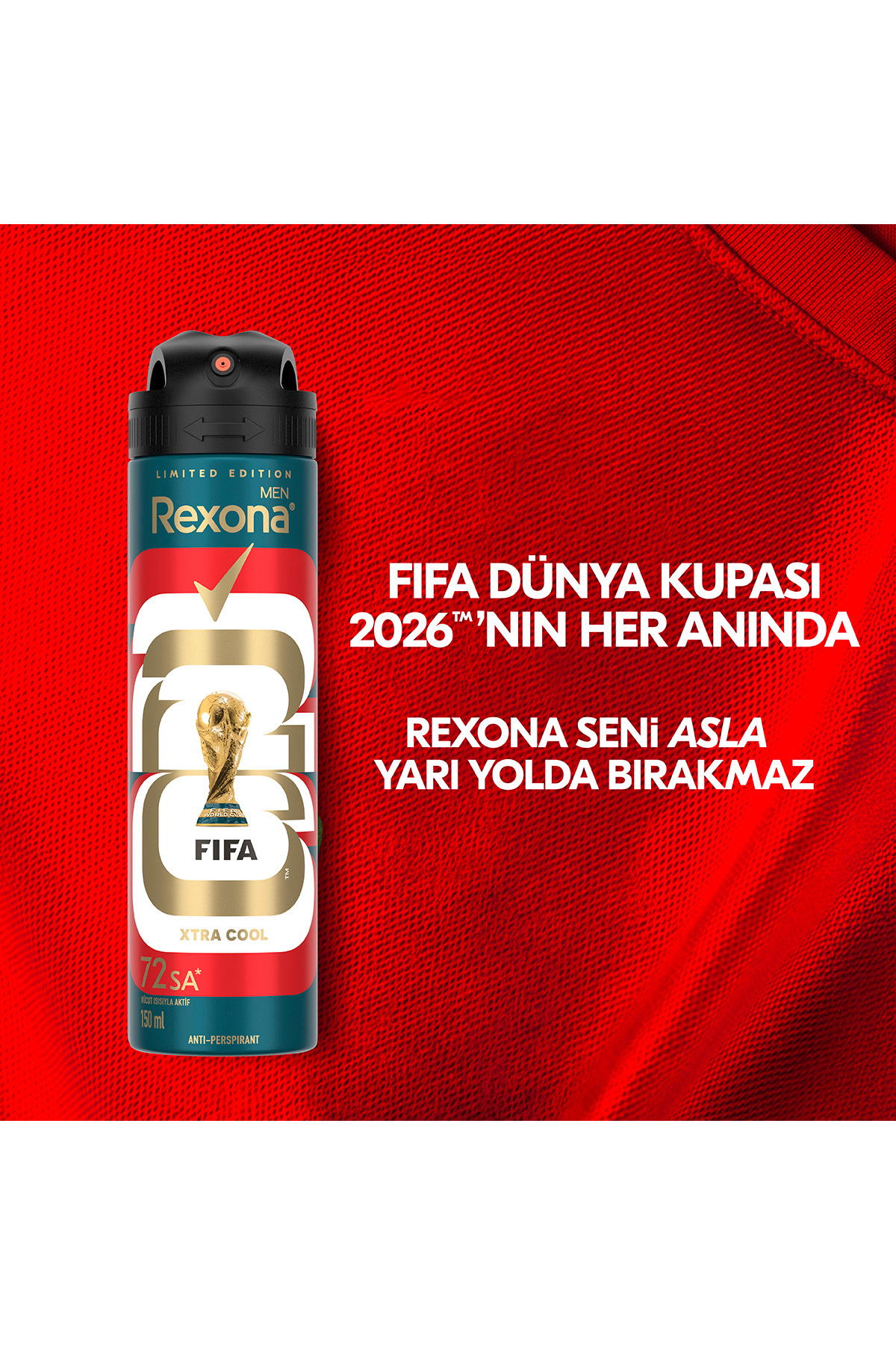 Rexona اسپری ضد تعریق مردانه با حفاظت ۷۲ ساعته و خنک کننده ۱۵۰ میلی لیتر X3