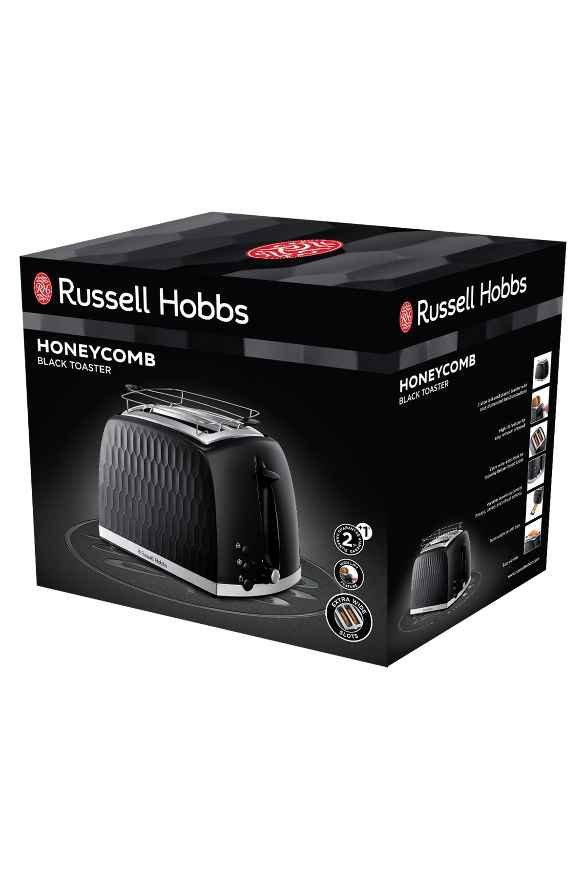 توستر سیاه لانه زنبوری 26061 56 اورجینال Russell Hobbs