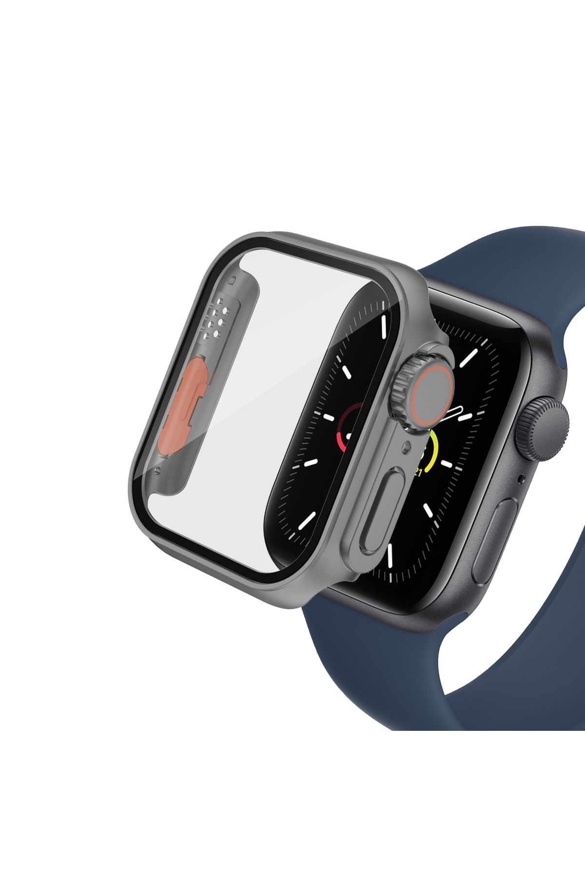 محافظ صفحه ساعت هوشمند APPLE مچی SERIES 7 8 9 45MM CASE AND SCREEN PROTECTOR ULTRA 49MM VIEW CONVERTER فیبکس Fibaks