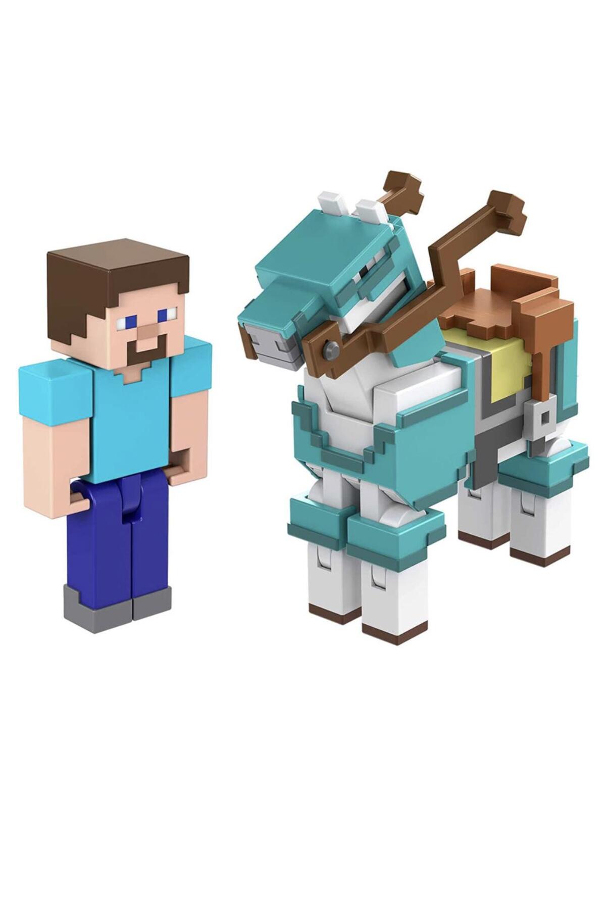 اسباب بازی های فیگور دیگر فیگورهای MINECRAFT با لوازم جانبی DOUBLE PACK GTT53 HDV39 Mattel