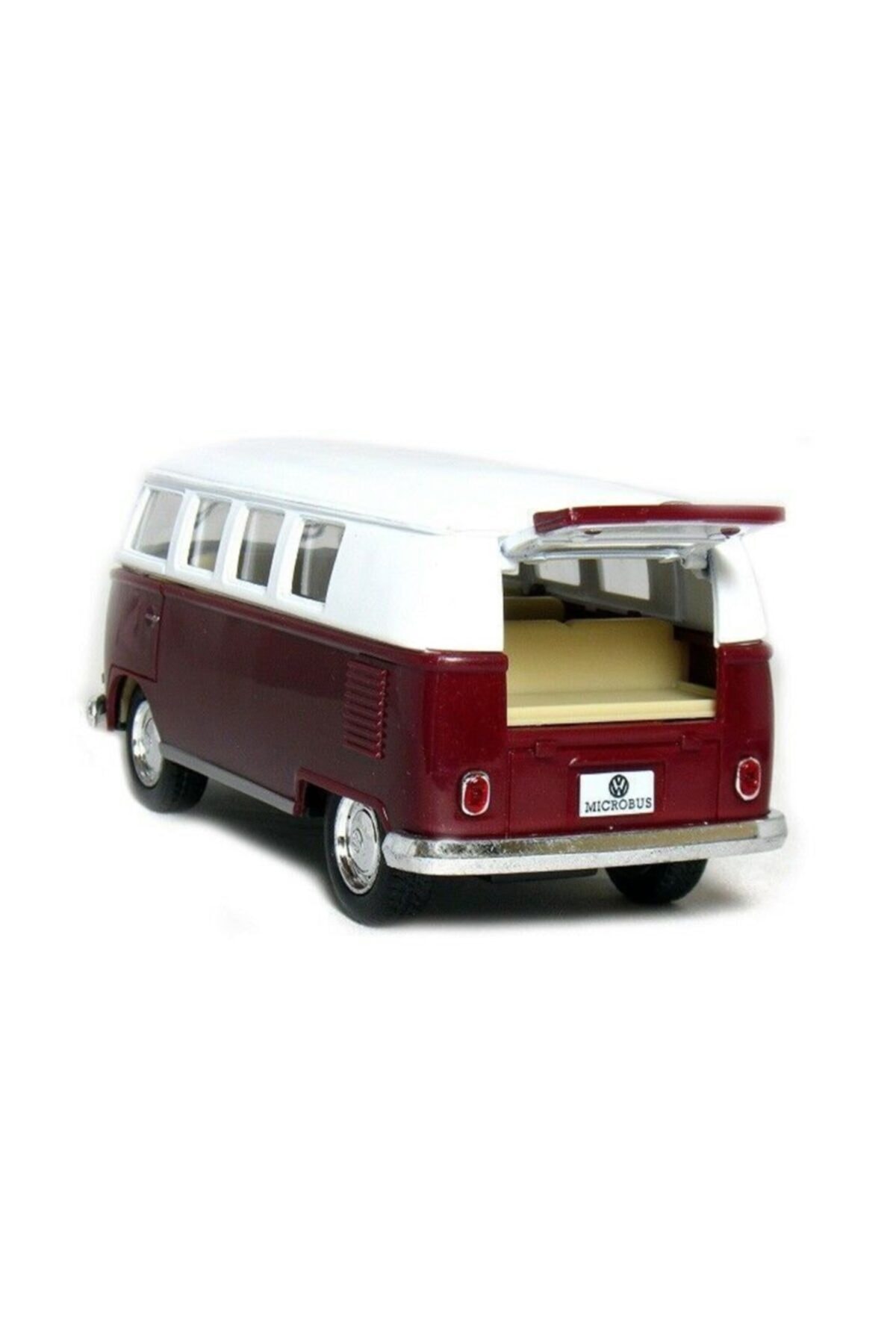 مدل خودرو اتوبوس کلاسیک 1962 VW 1:32 فلزی قهوه ای 2021 اورجینال Kinsmart