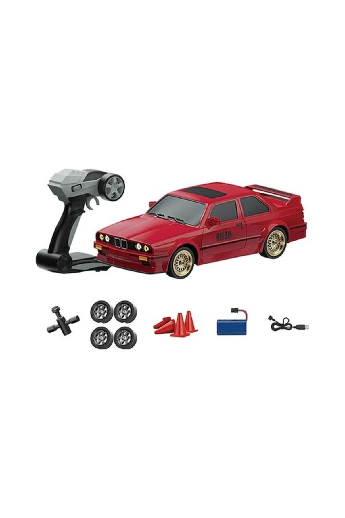 ماشین اسباب بازی BMW E30 CAR FULL FUNCTION LIGHT DRIFT با کنترل از راه دور 1:16 ترکیه HOT WHEELS