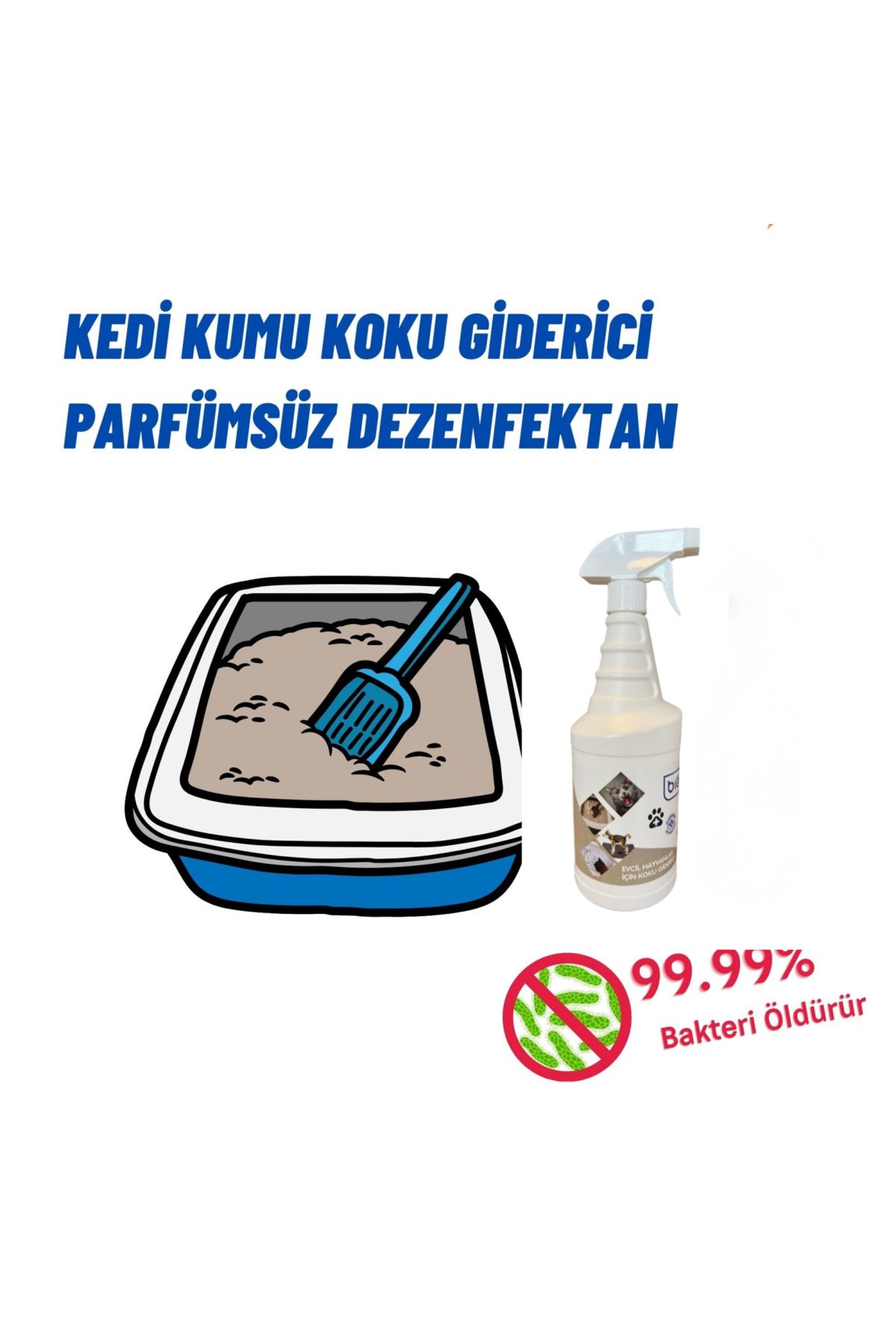 شامپوی خشک فومی، بوگیر خاک گربه و ضدعفونی‌کننده بی‌عطر بایوکسی Bioxi، بسته ۲ عددی