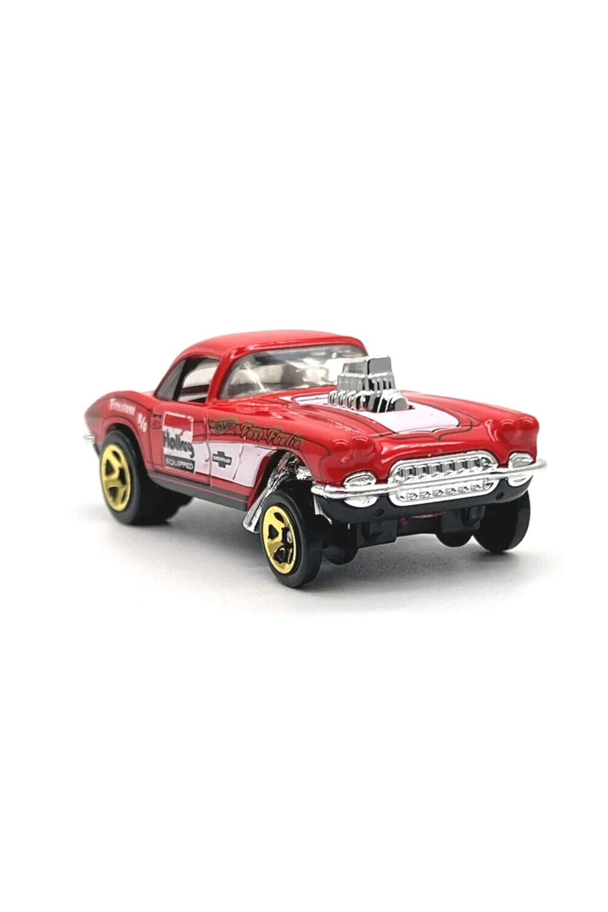 ماشین اسباب بازی اتومبیل های مجرد 62 CORVETTE GASSER HKH64 هات ویلز اورجینال HOT WHEELS
