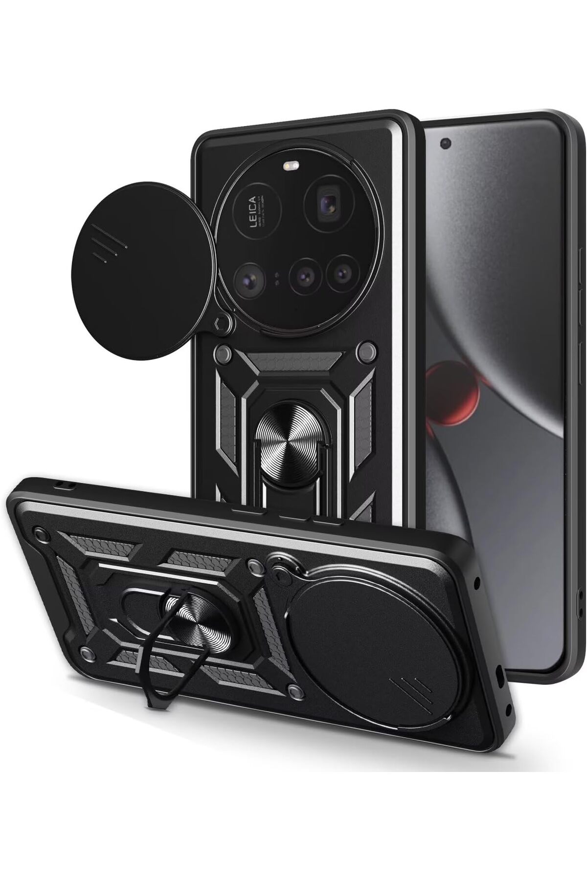 کاور و قاب پوشش محافظ تانک نظامی زرهی با حلقه کشویی دوربین XIAOMI MI 15 ULTRA فیبکس Fibaks