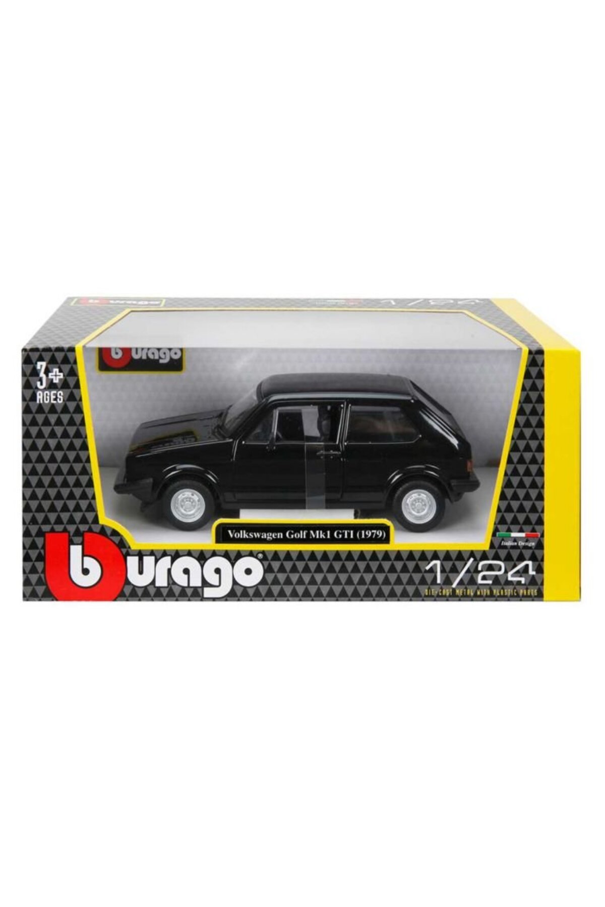 مدل خودرو BBURAGO 1:24 VOLKSWAGEN GOLF MK1 GTI 1979 اورجینال NW NessiWorld