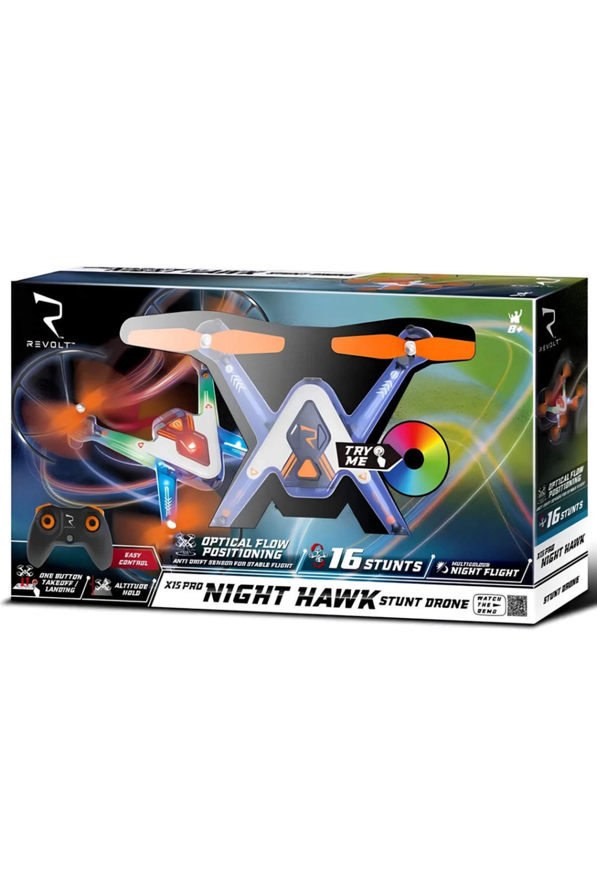 مدل خودرو پهپاد با کنترل از راه دور NIGHT HAWK STUNT LIGHT اورجینال NW NessiWorld