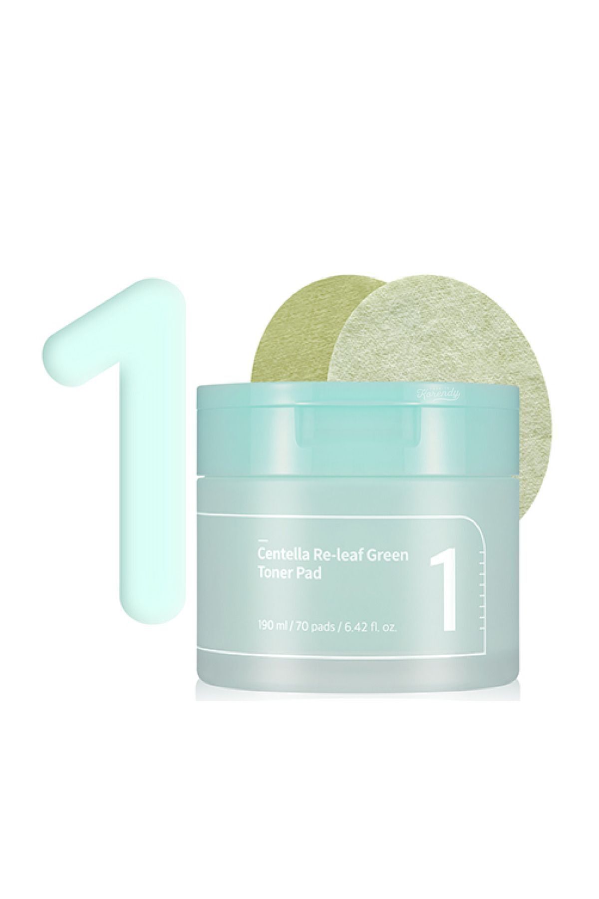 تونر شماره 1 CENTELLA RE LEAF GREEN TONER PAD 190 میلی لیتر سنتلا Numbuzin