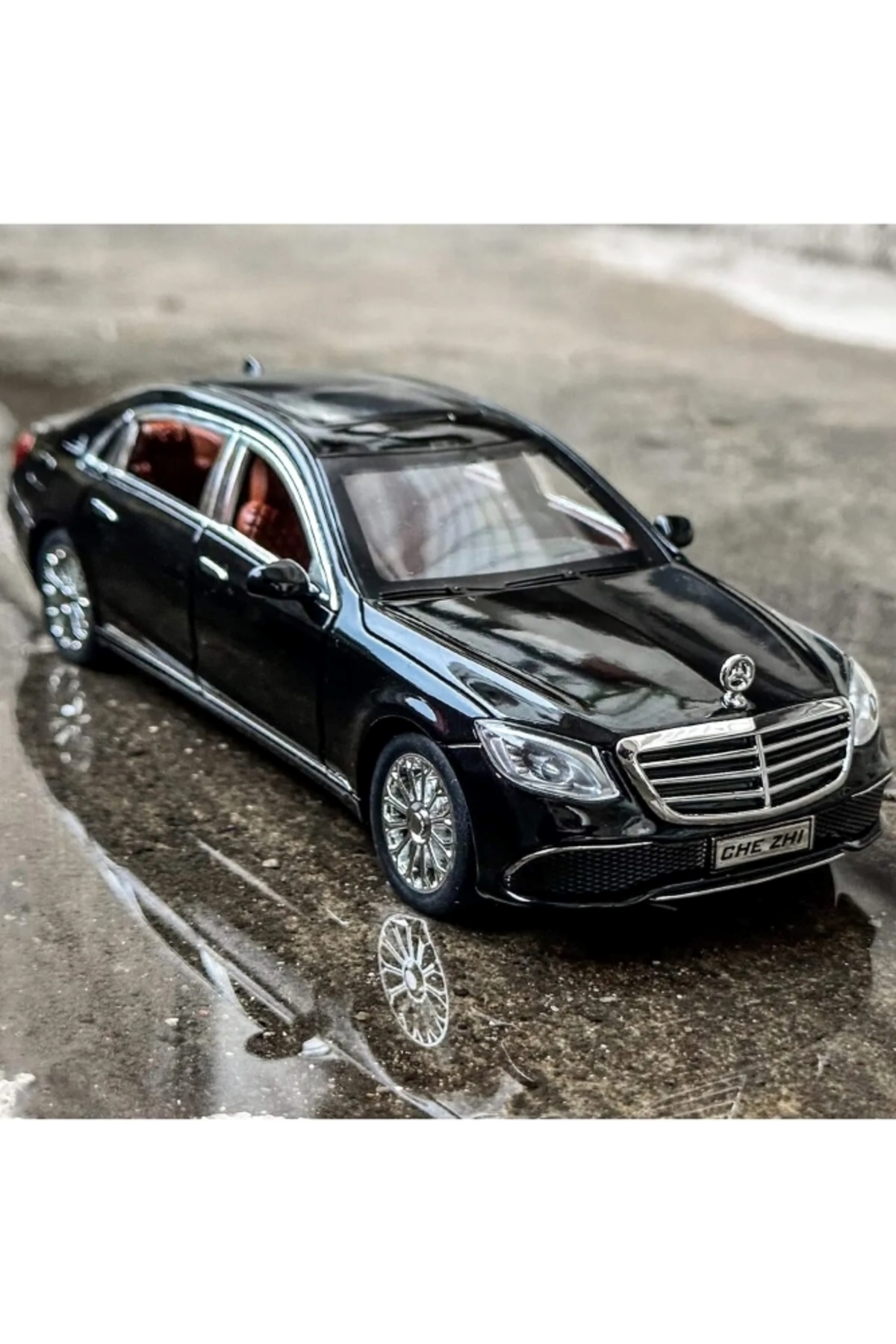 مدل خودرو مرسدس بنز ماشین E300L 1:24 DIECAST فلزی مجموعه با صدا و نور 21 سانتی متر از ترکیه scntoys