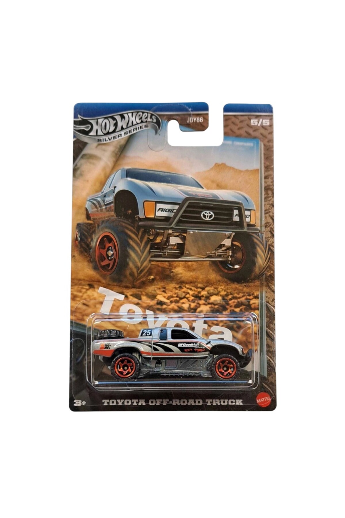 ماشین اسباب بازی TOYOTA TRUCKS OFF ROAD TRUCK JCB75 هات ویلز اورجینال HOT WHEELS