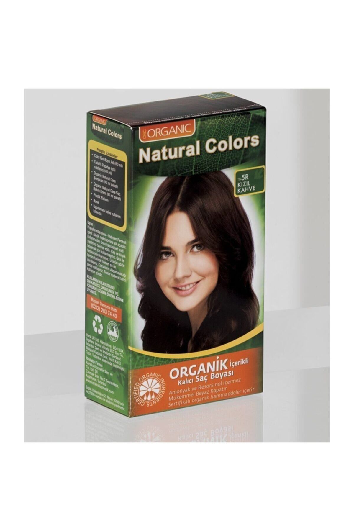 رنگ موی ارگانیک قهوه‌ای زنانه مدل 5R از Organic Natural Colors