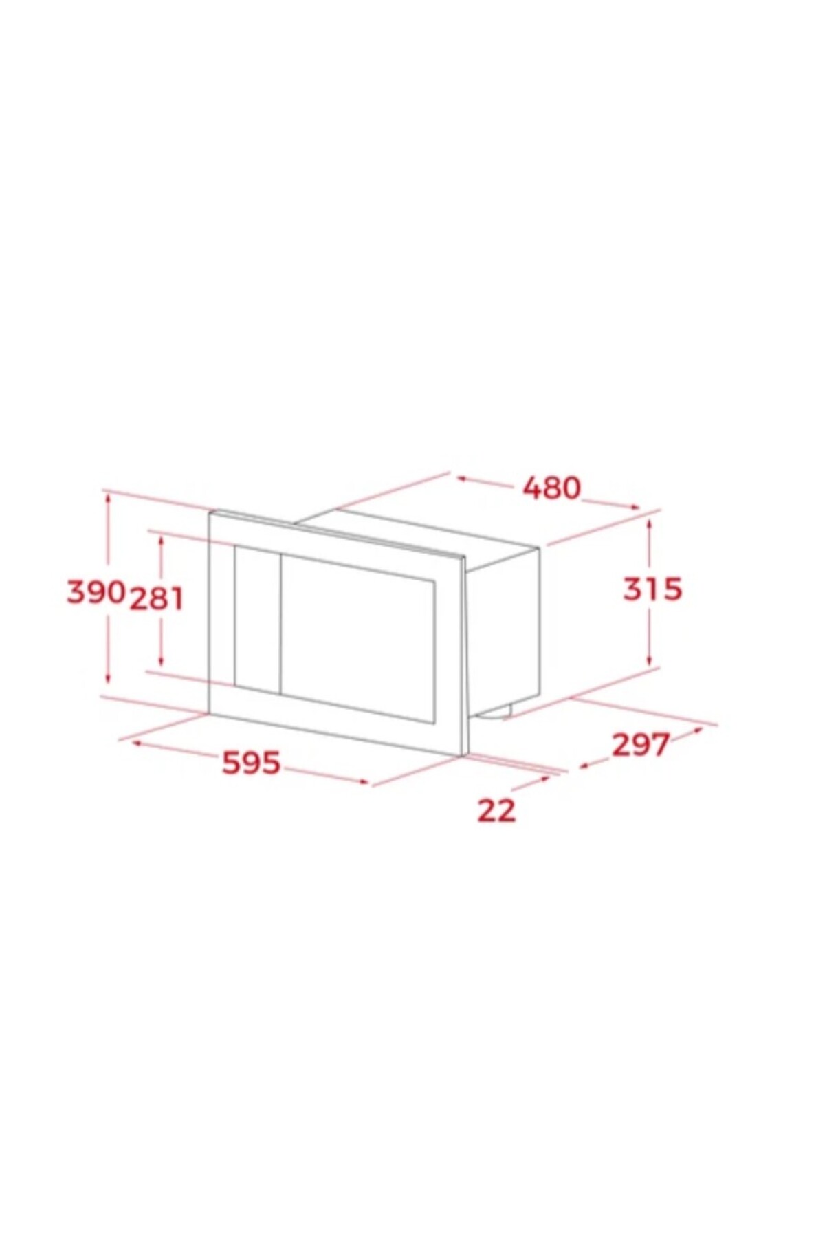 مایکروویو توکار MB 620 BI WH سفید 20 LT اورجینال Teka