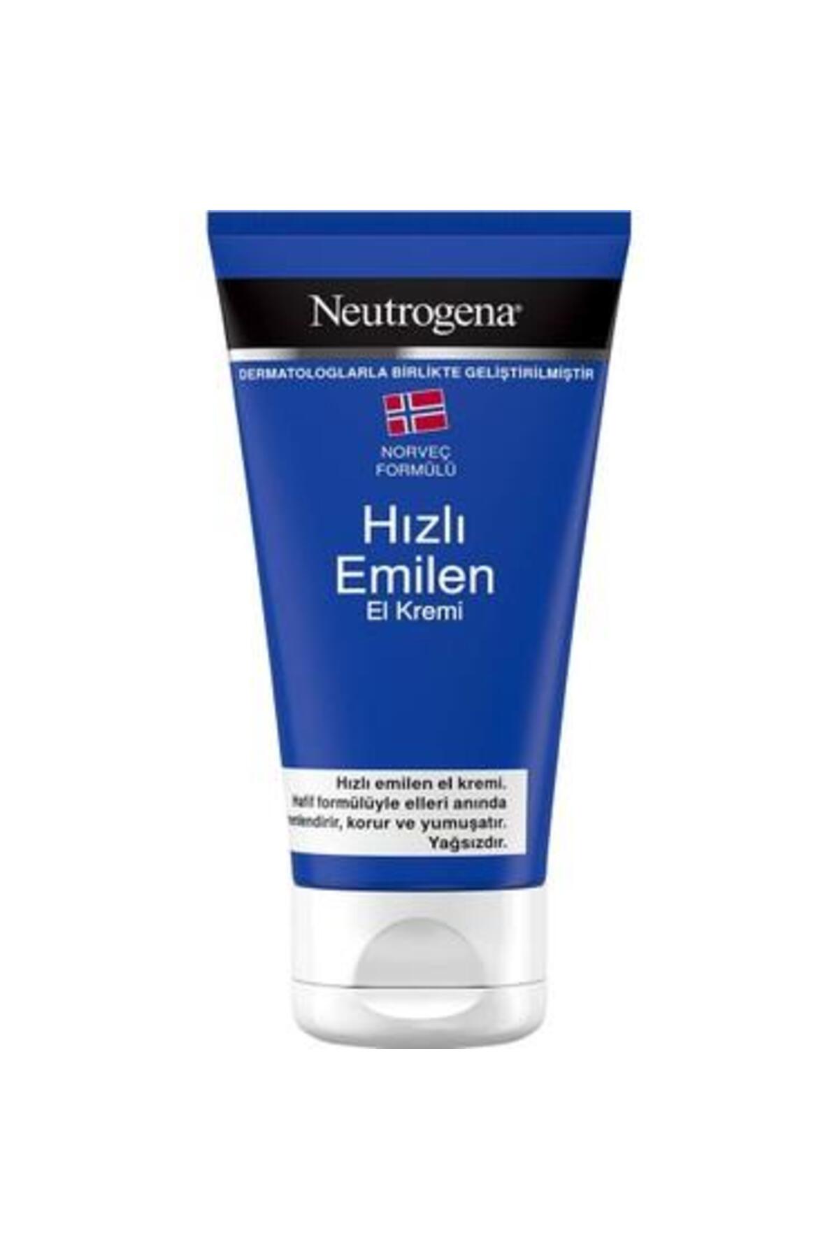 کرم دست فرمول نروژی جذب سریع Neutrogena