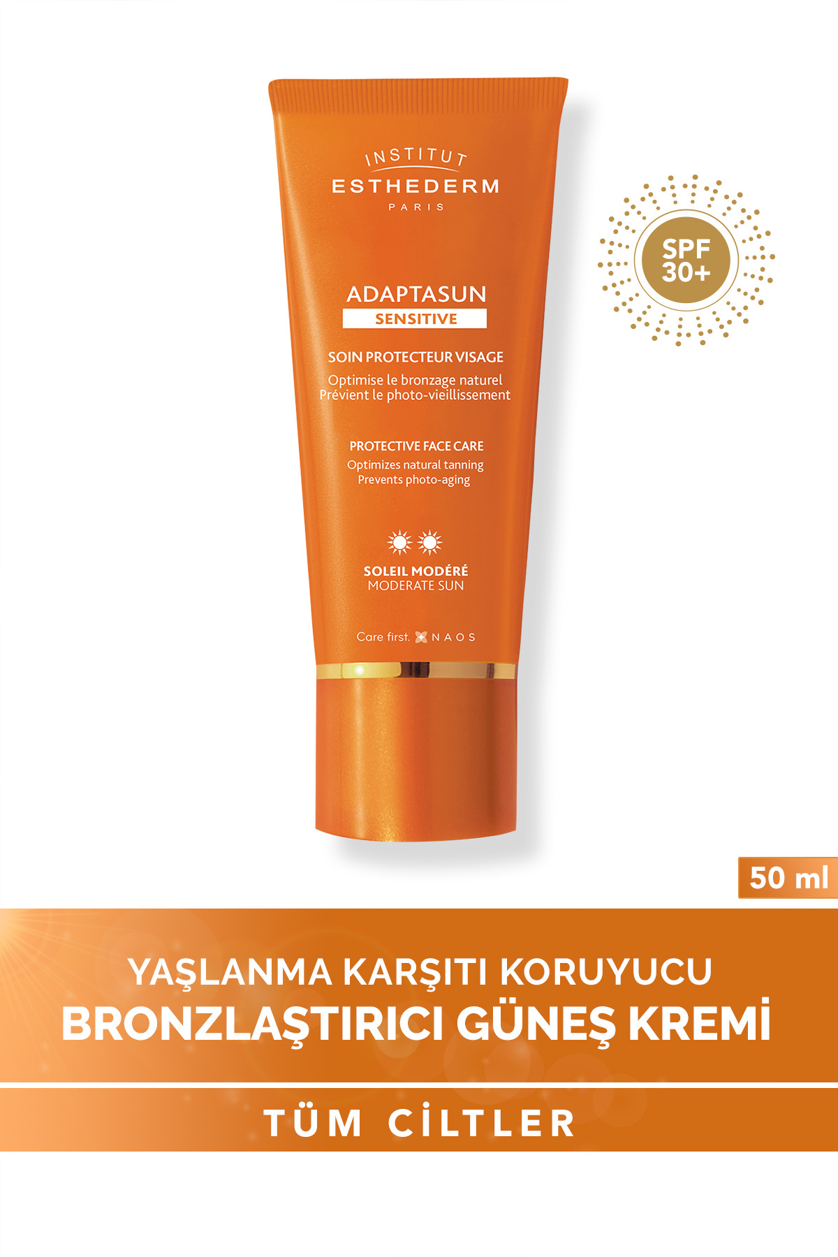 INSTITUT ESTHEDERM کرم ضدآفتاب برای پوست حساس با SPF 30 حجم 50 میلی لیتر
