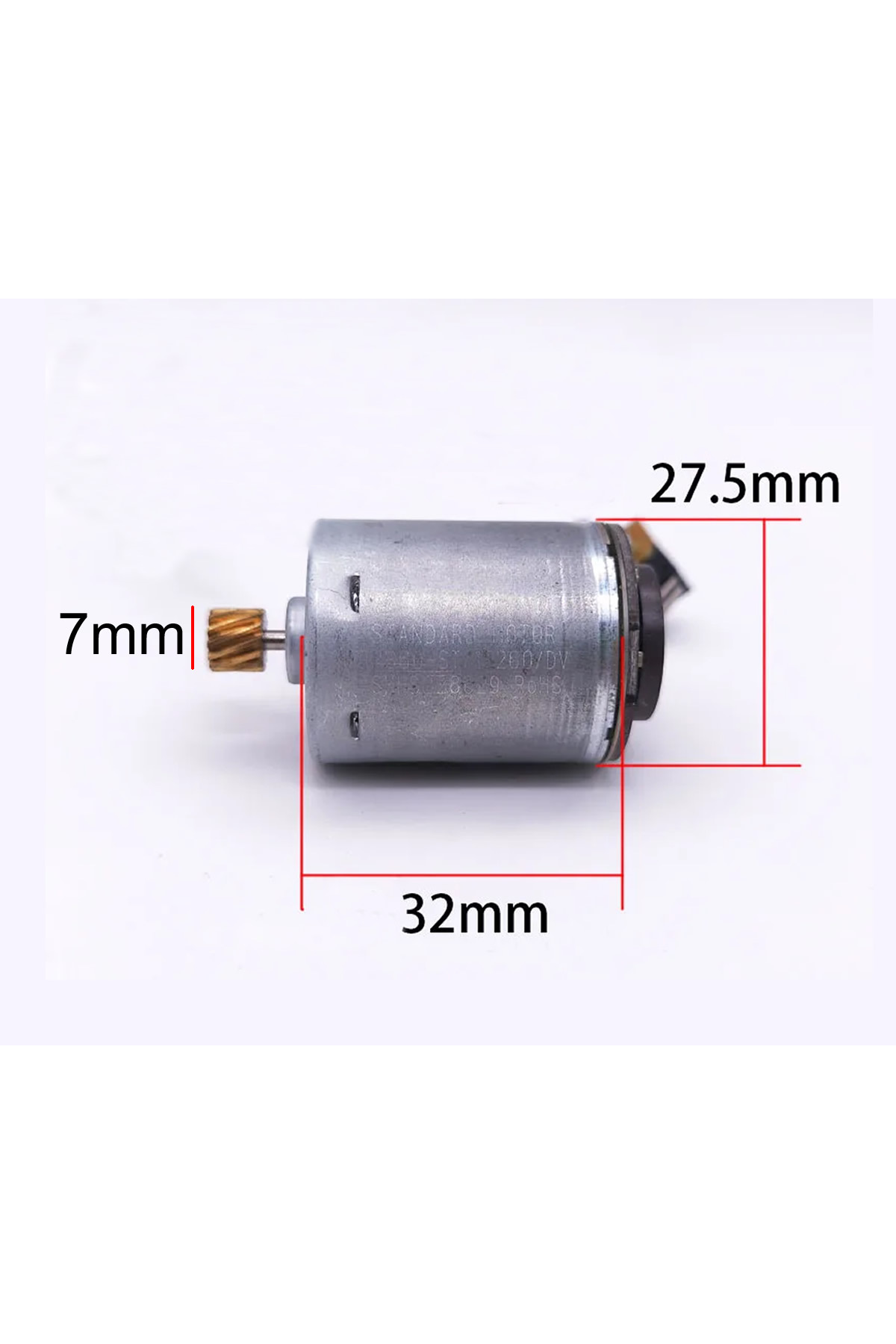 لوازم روباتیک RP360 ST 15260 ربات موتور DC جاروبرقی 12V DIY RC TOY مدل هلیکوپتر فن از ترکیه Genel Markalar