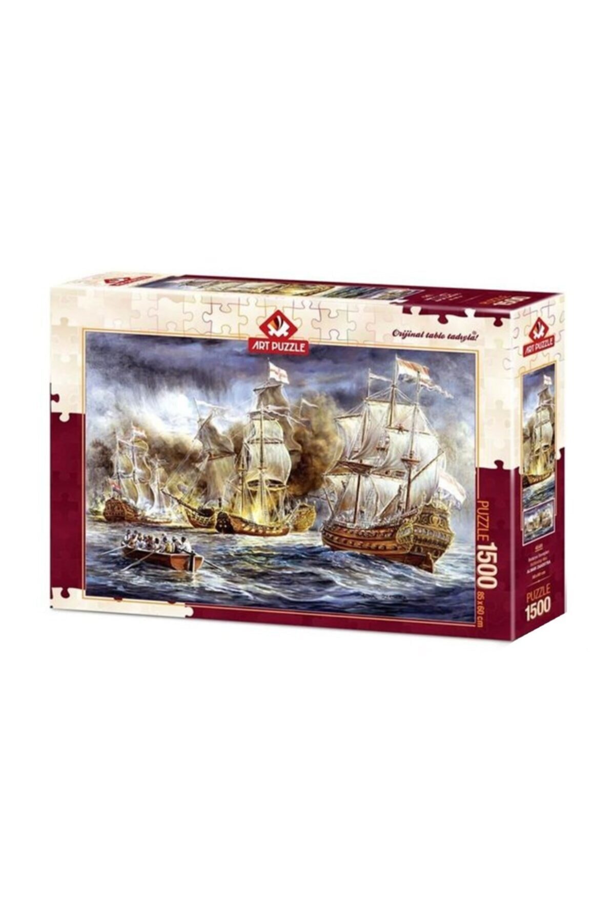 پازل 4549 ART PUZZLE WARTHIP WAR باتری جنگ 1500 قطعه +15 سن اورجینال ارت Art Puzzle